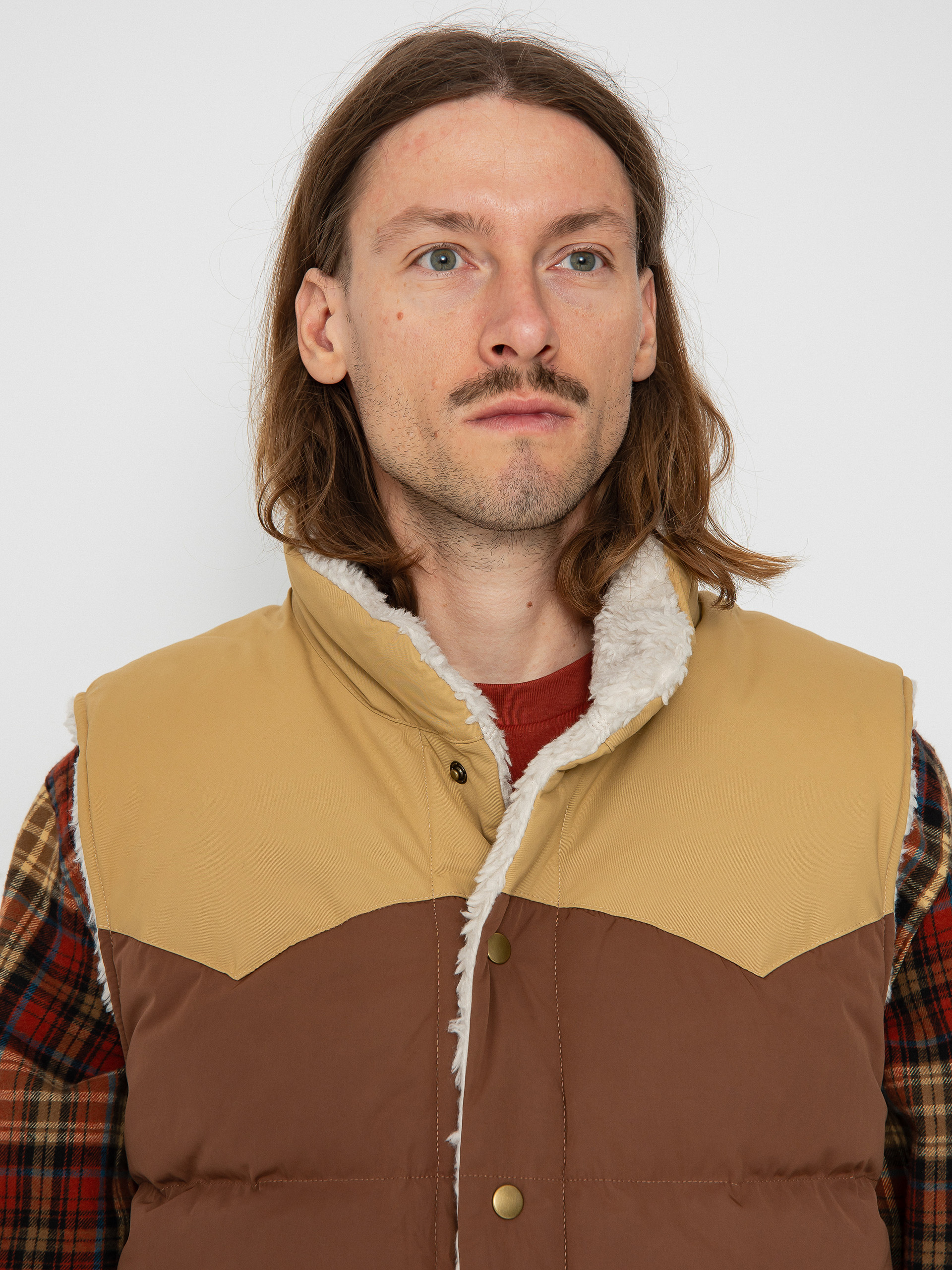 Patagonia Reversible Bivy Down Vest Mellény (moose brown)