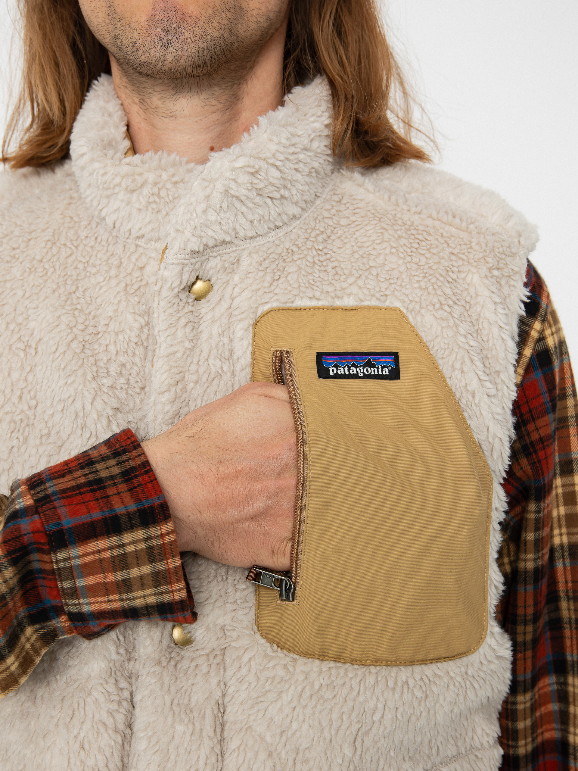 Patagonia Reversible Bivy Down Vest Mellény (moose brown)