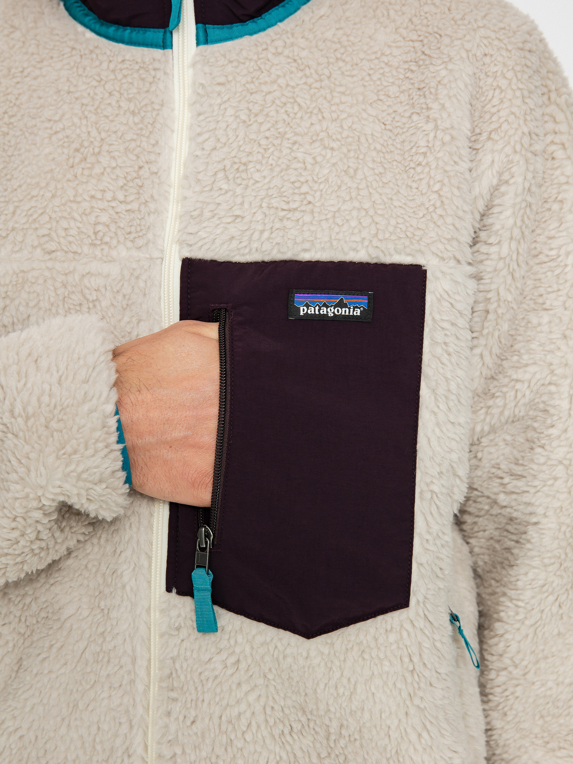 Patagonia Classic Retro X Dzseki (natural w/obsidian plum)