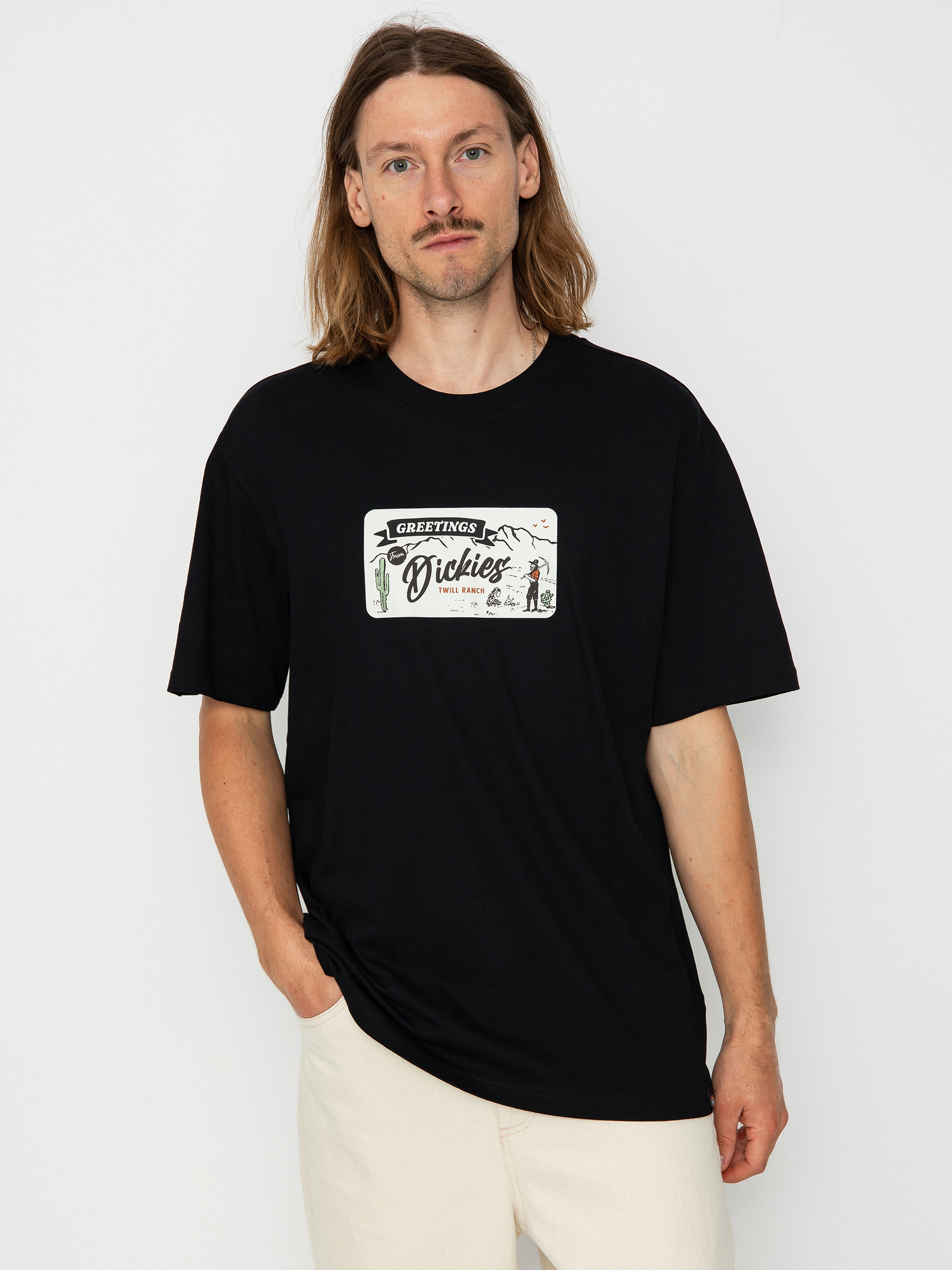 Dickies Rossville póló (black)