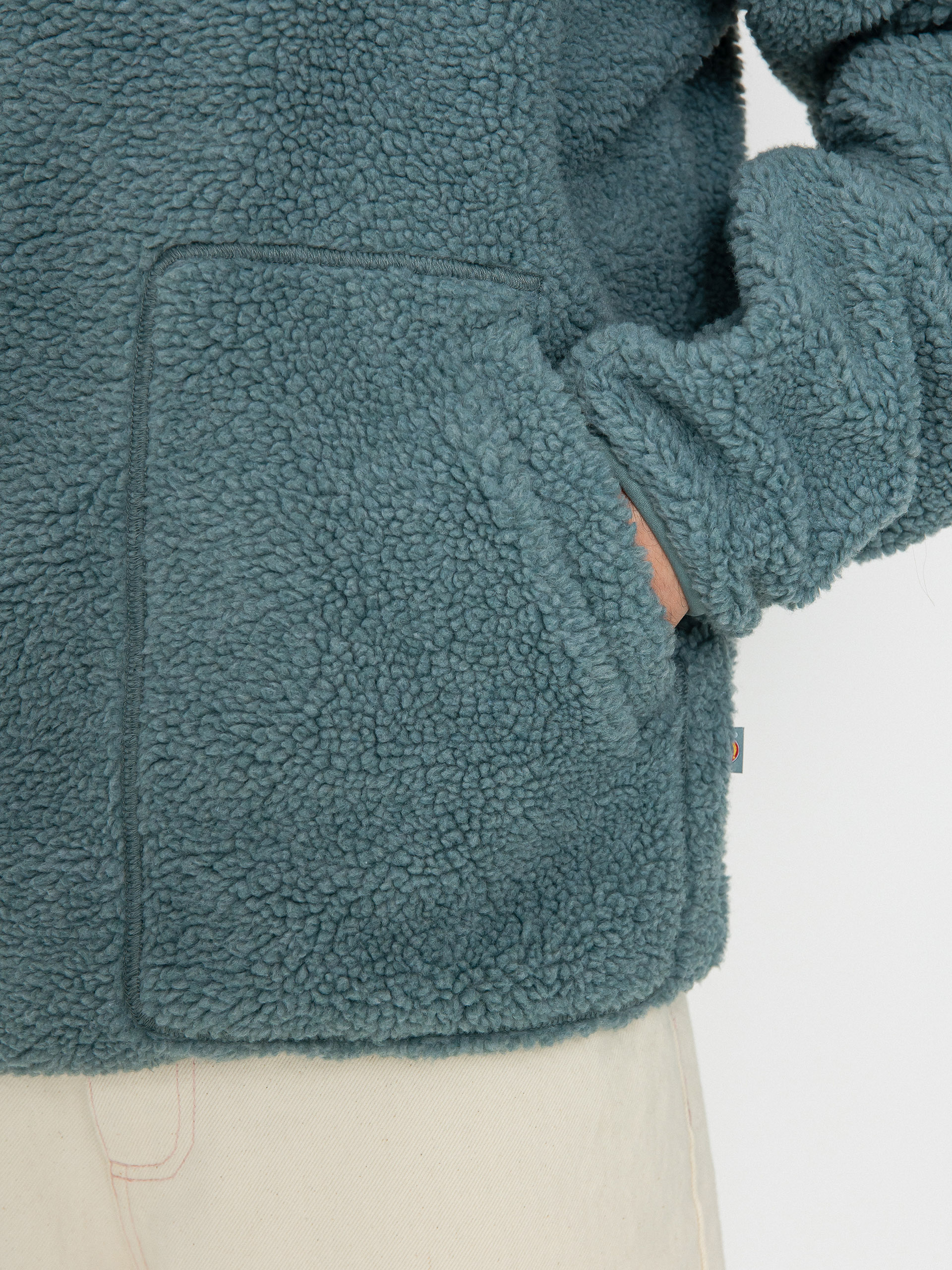 Férfi Dickies Mount Hope Quarter Zip Polár pulóver (trooper)