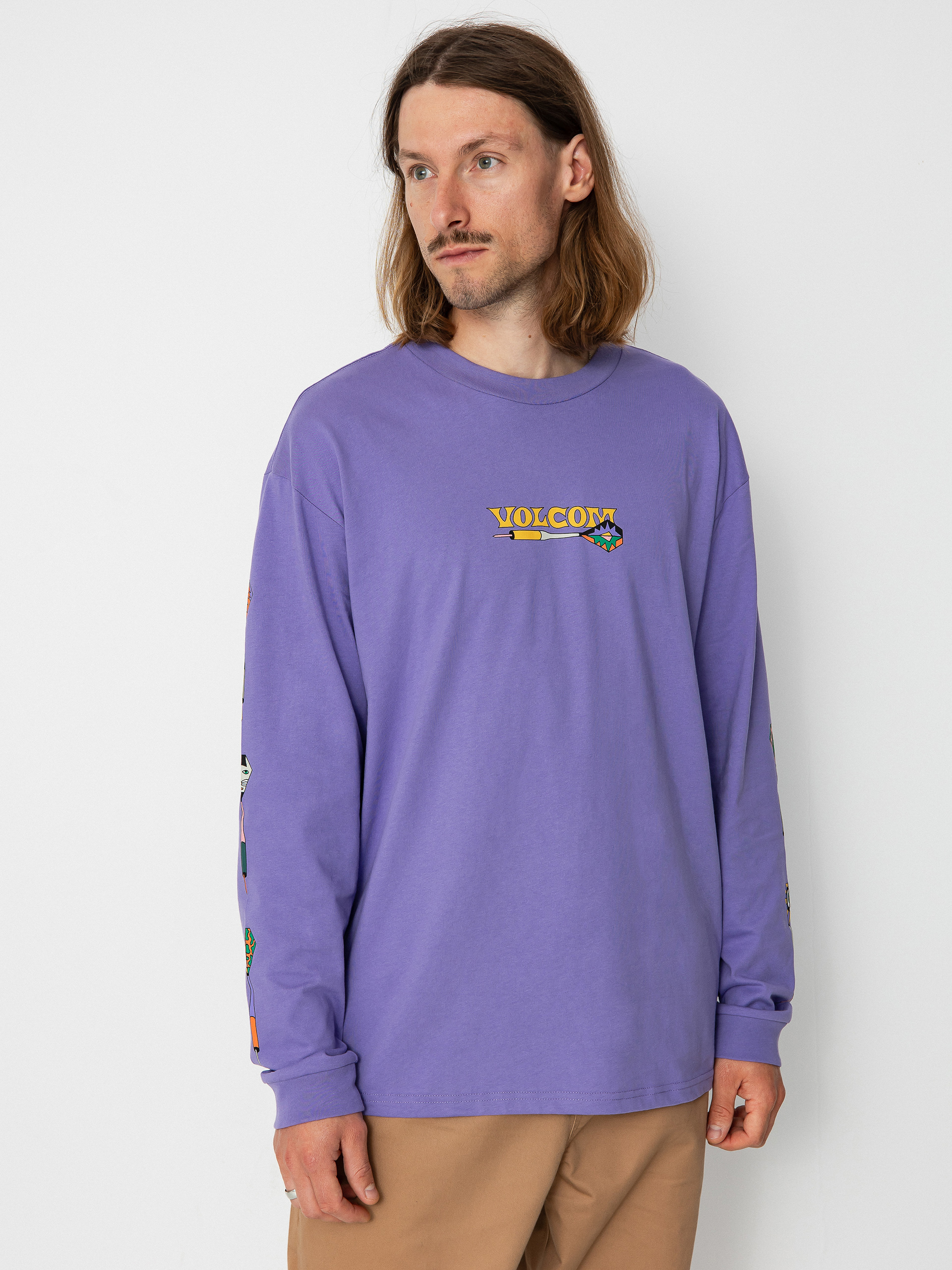Volcom Fa Nando Von Arb Hosszú ujjú felső (paisley purple)