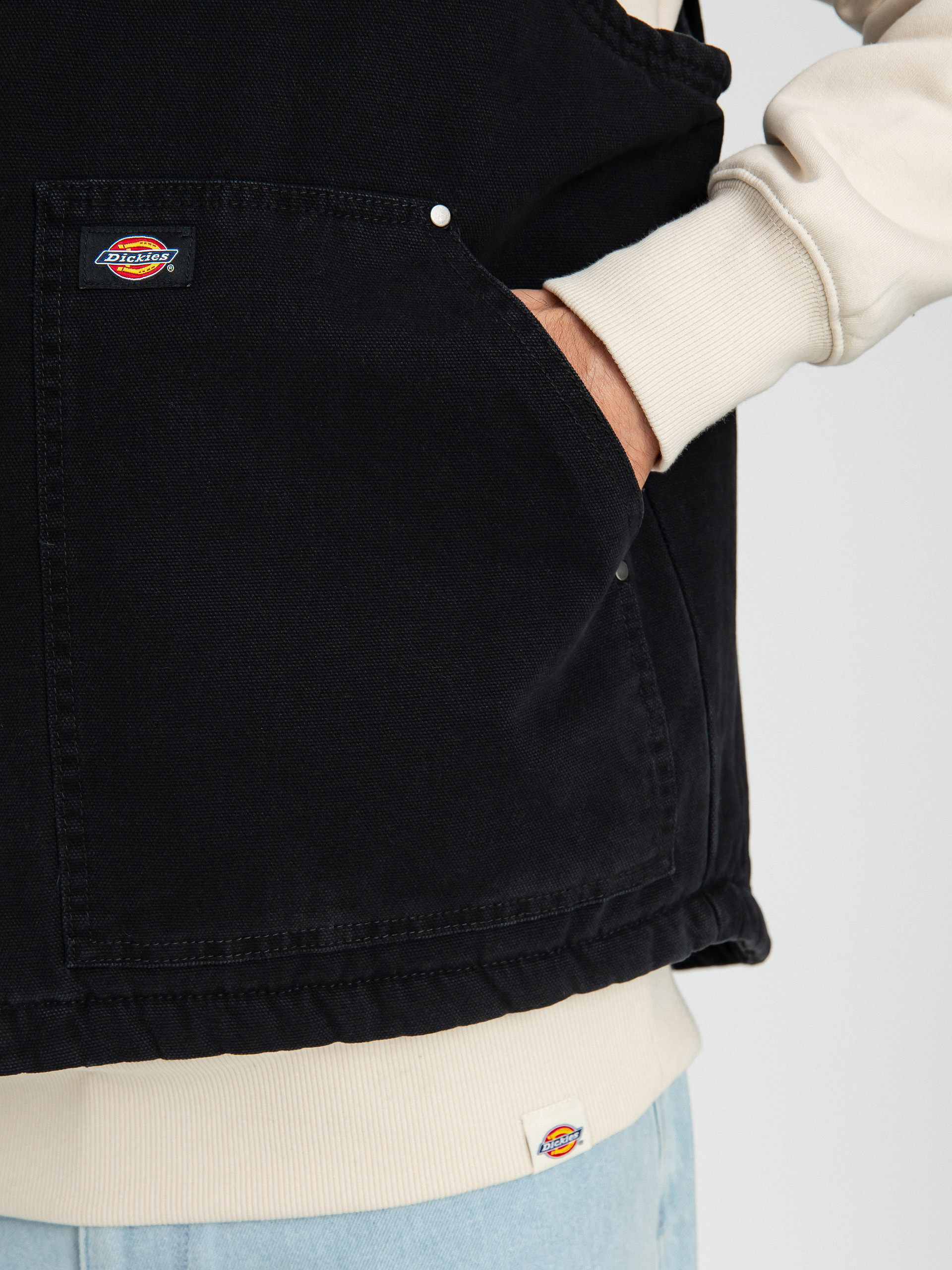 Dickies Duck Canvas Mellény (sw black)