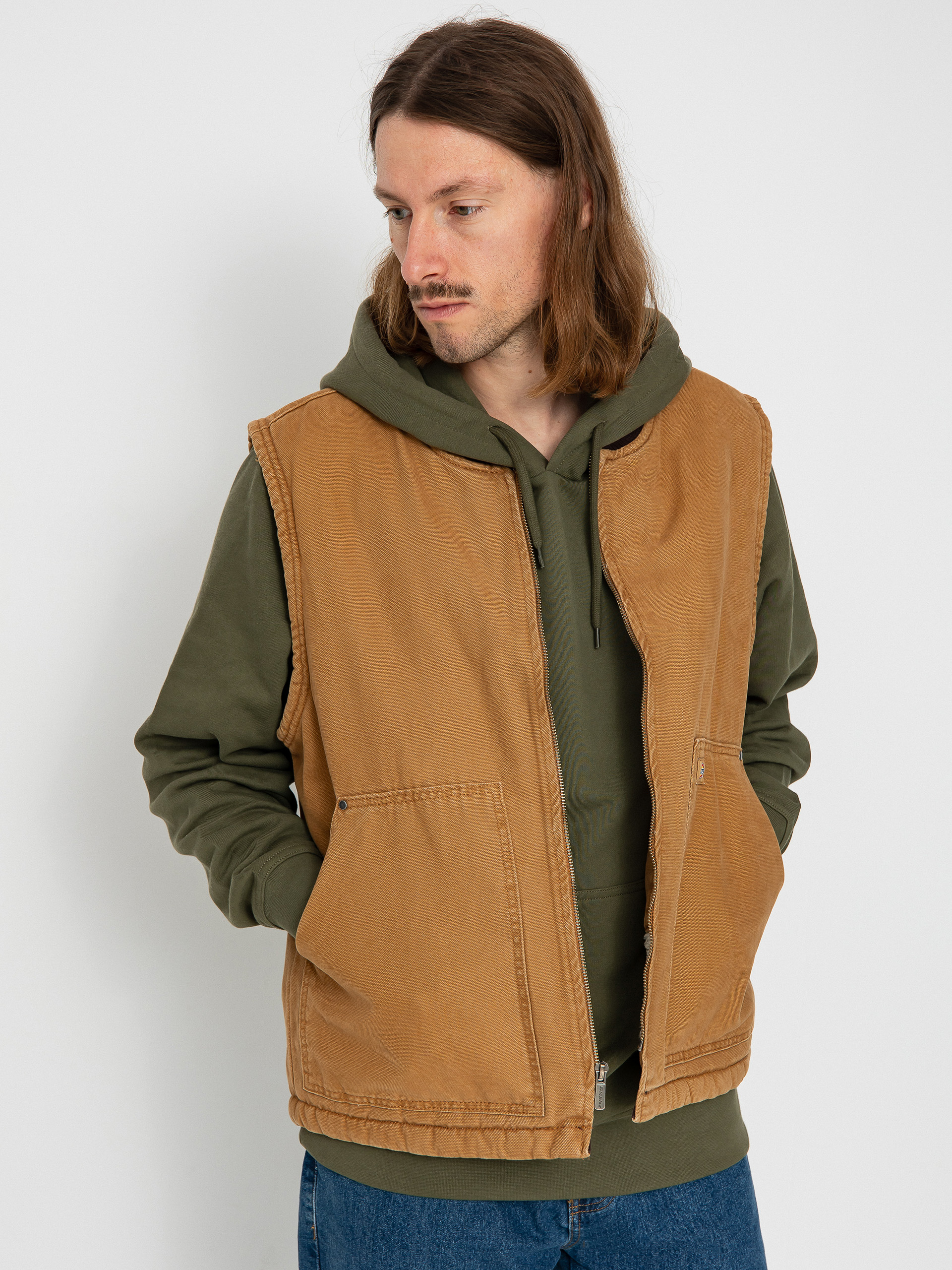 Dickies Duck Canvas Mellény (sw brown duck)