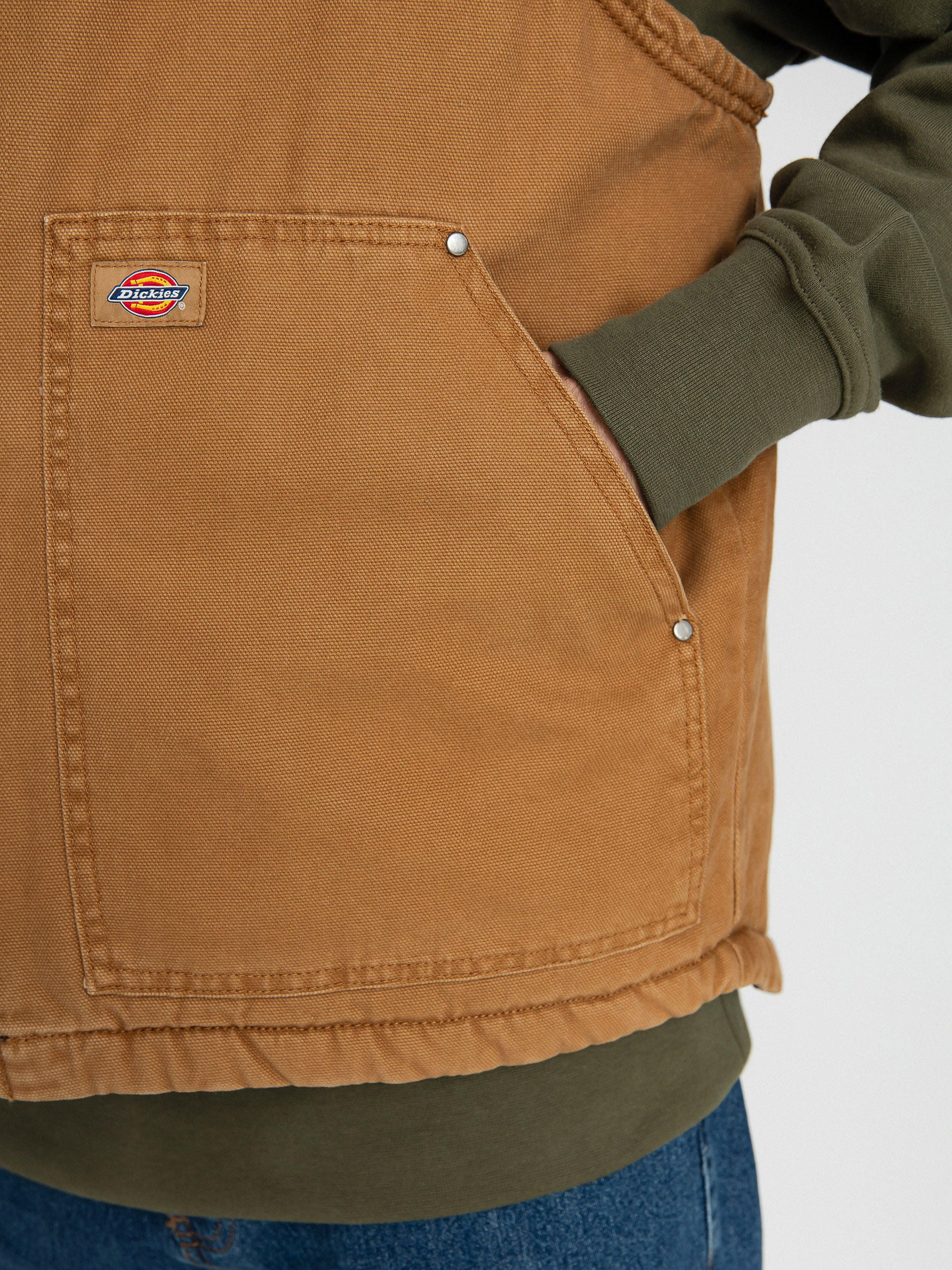 Dickies Duck Canvas Mellény (sw brown duck)