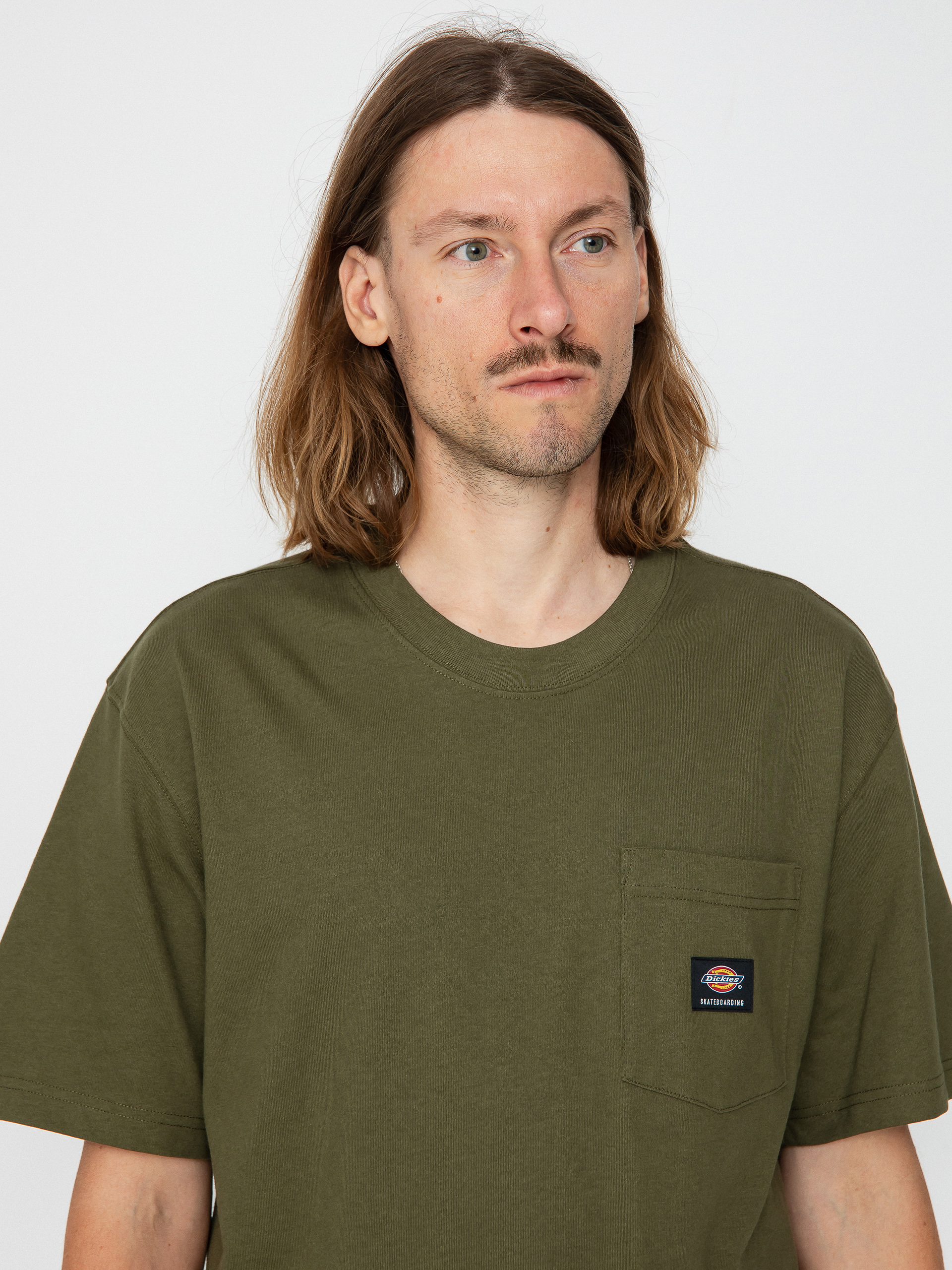 Dickies Mount Vista Pocket Póló (dark olive)