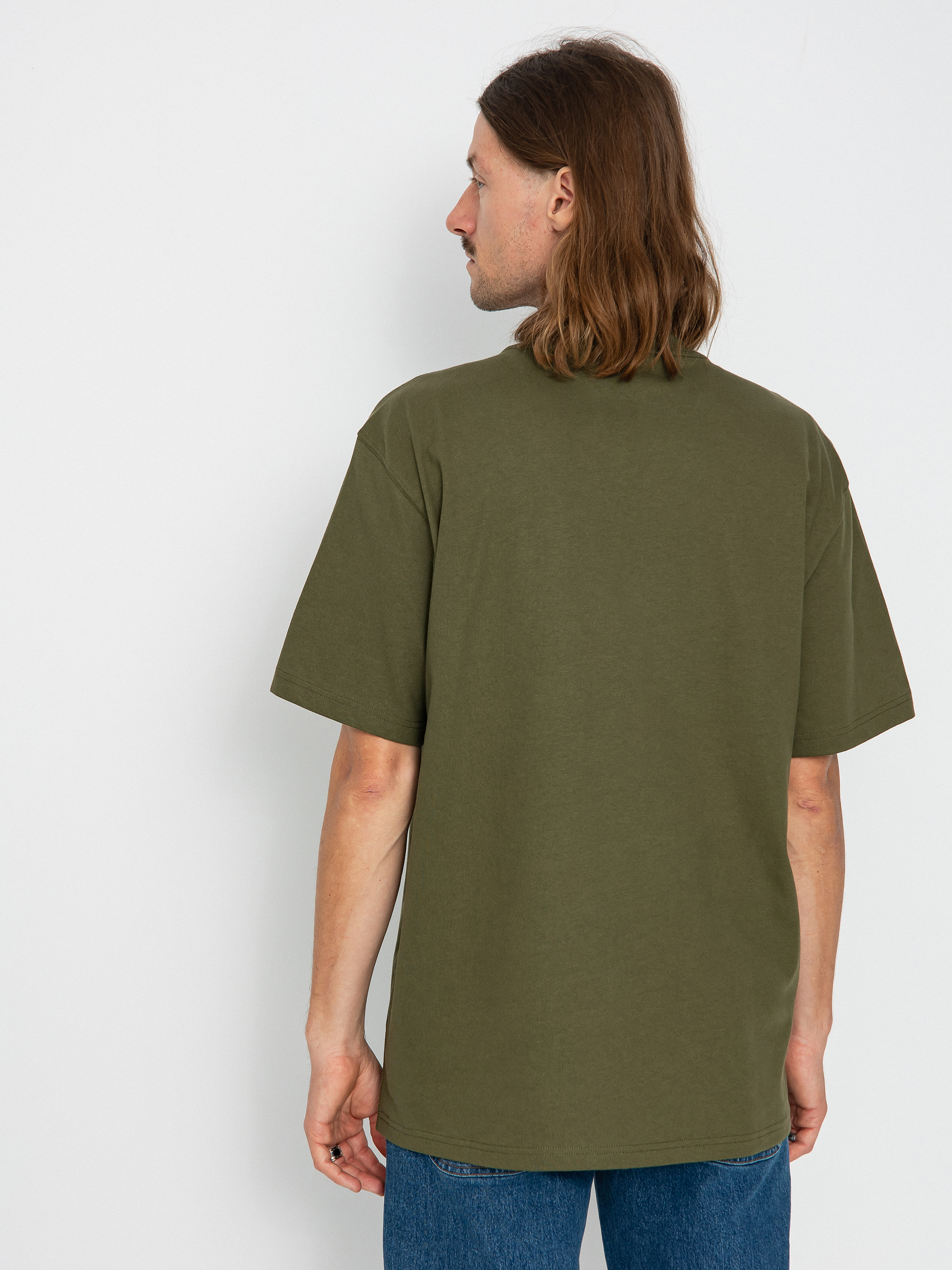 Dickies Mount Vista Pocket Póló (dark olive)