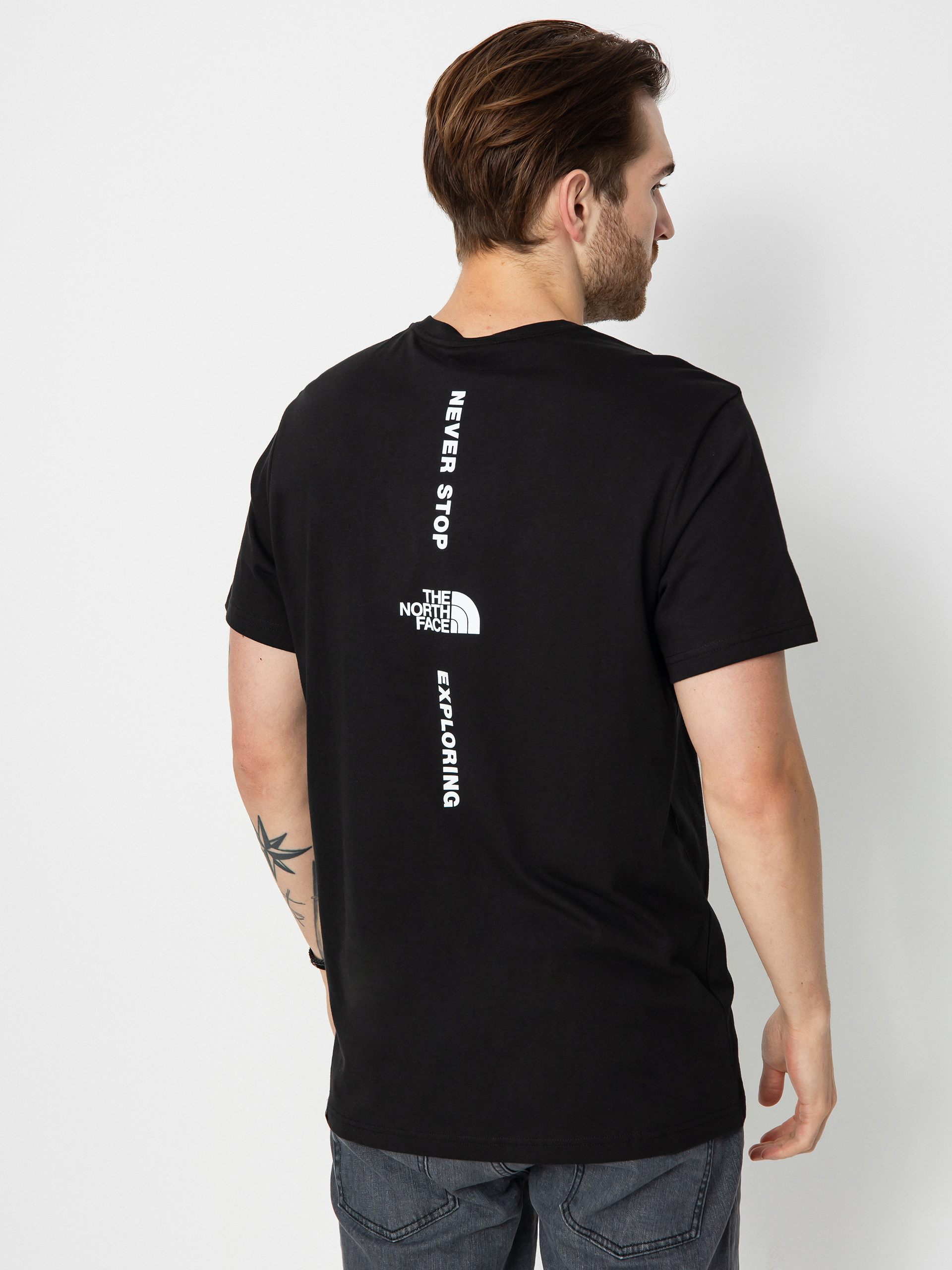 The North Face Vertical póló (tnfblack/tnfwhite/tnfwhit)