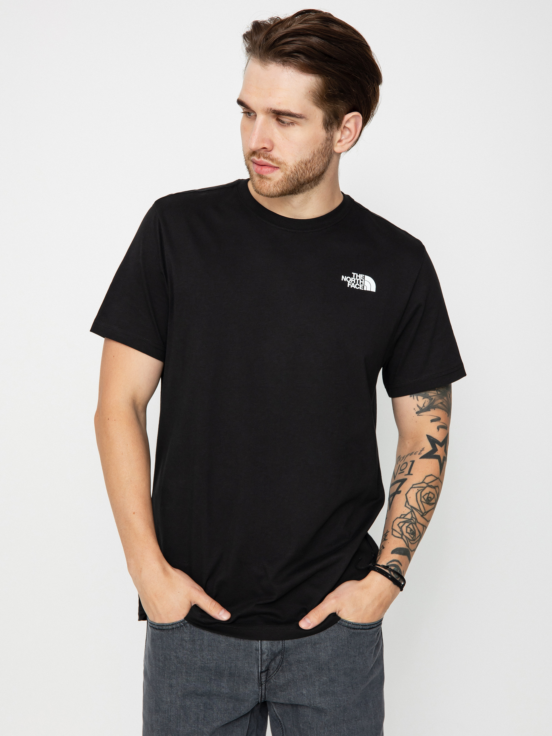 The North Face Vertical póló (tnfblack/tnfwhite/tnfwhit)