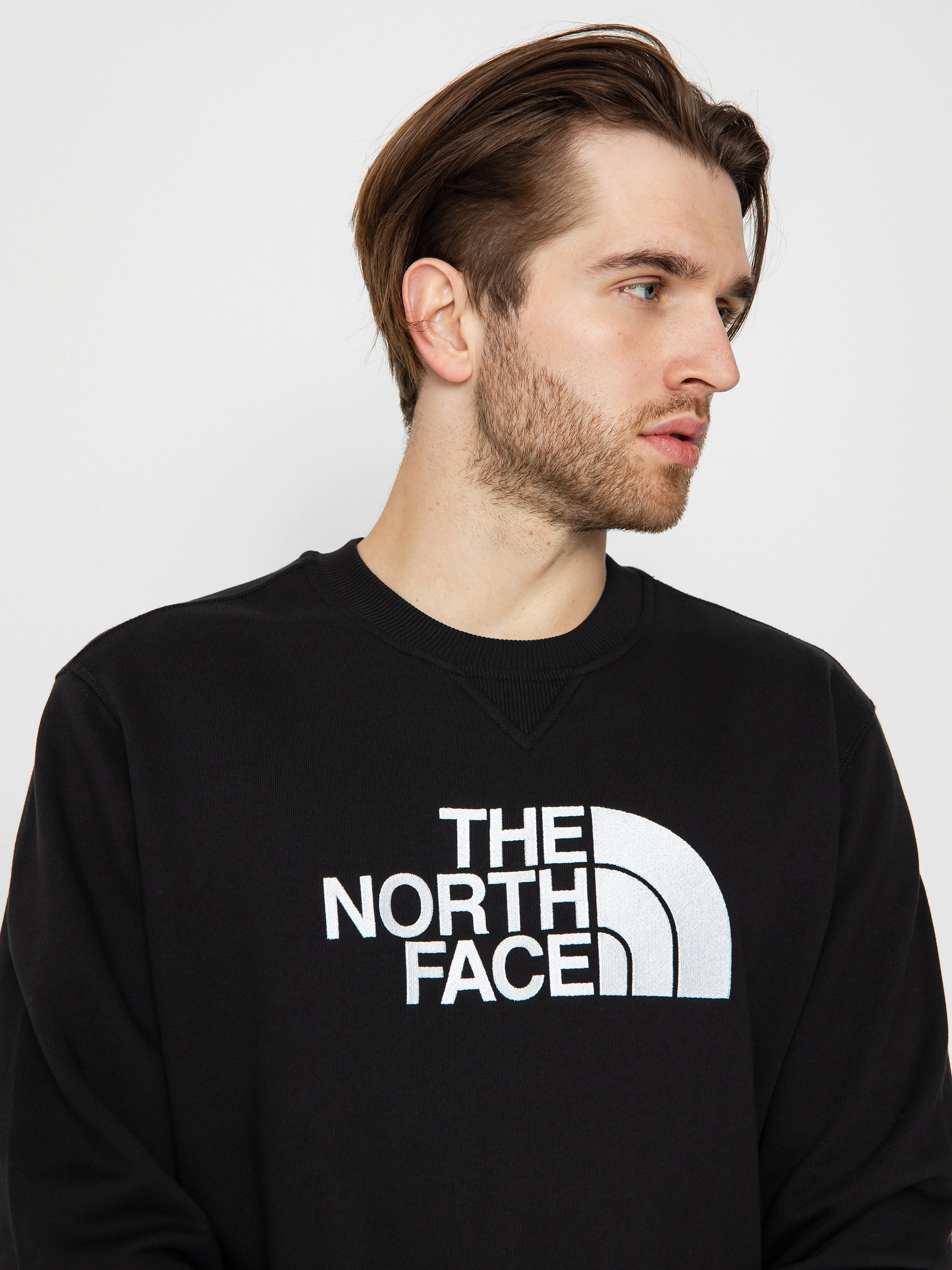 The North Face Drew Peak Crew Pulóver (tnf black/tnf white)