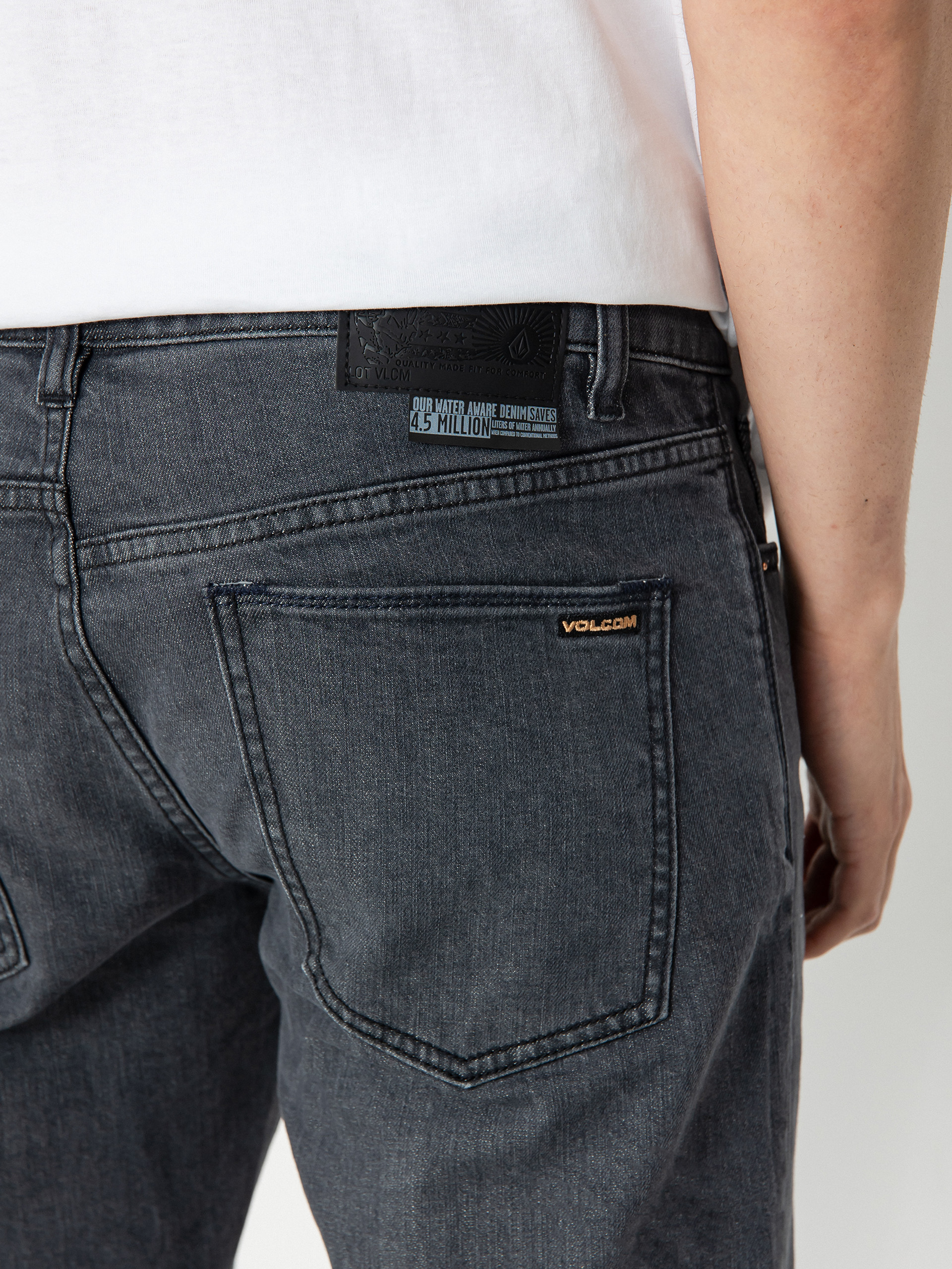 Volcom Vorta Denim Kisnadrág (easy enzyme grey)