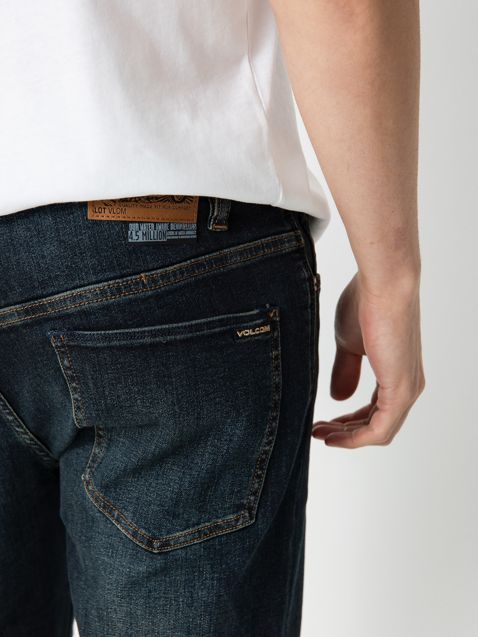 Volcom Solver Denim Kisnadrág (vintage blue)