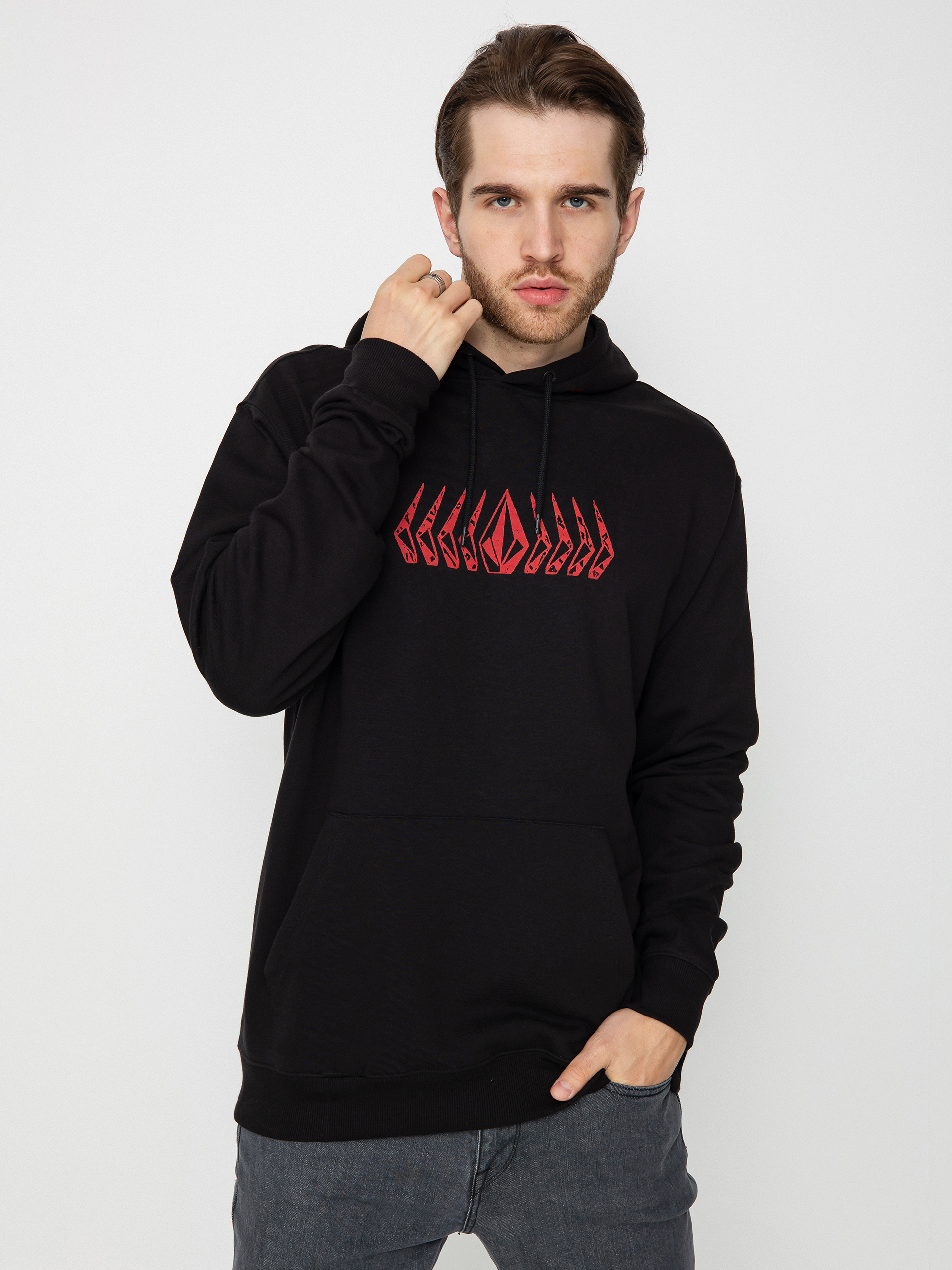 Volcom Watanite HD Kapucnis pulóver (black)