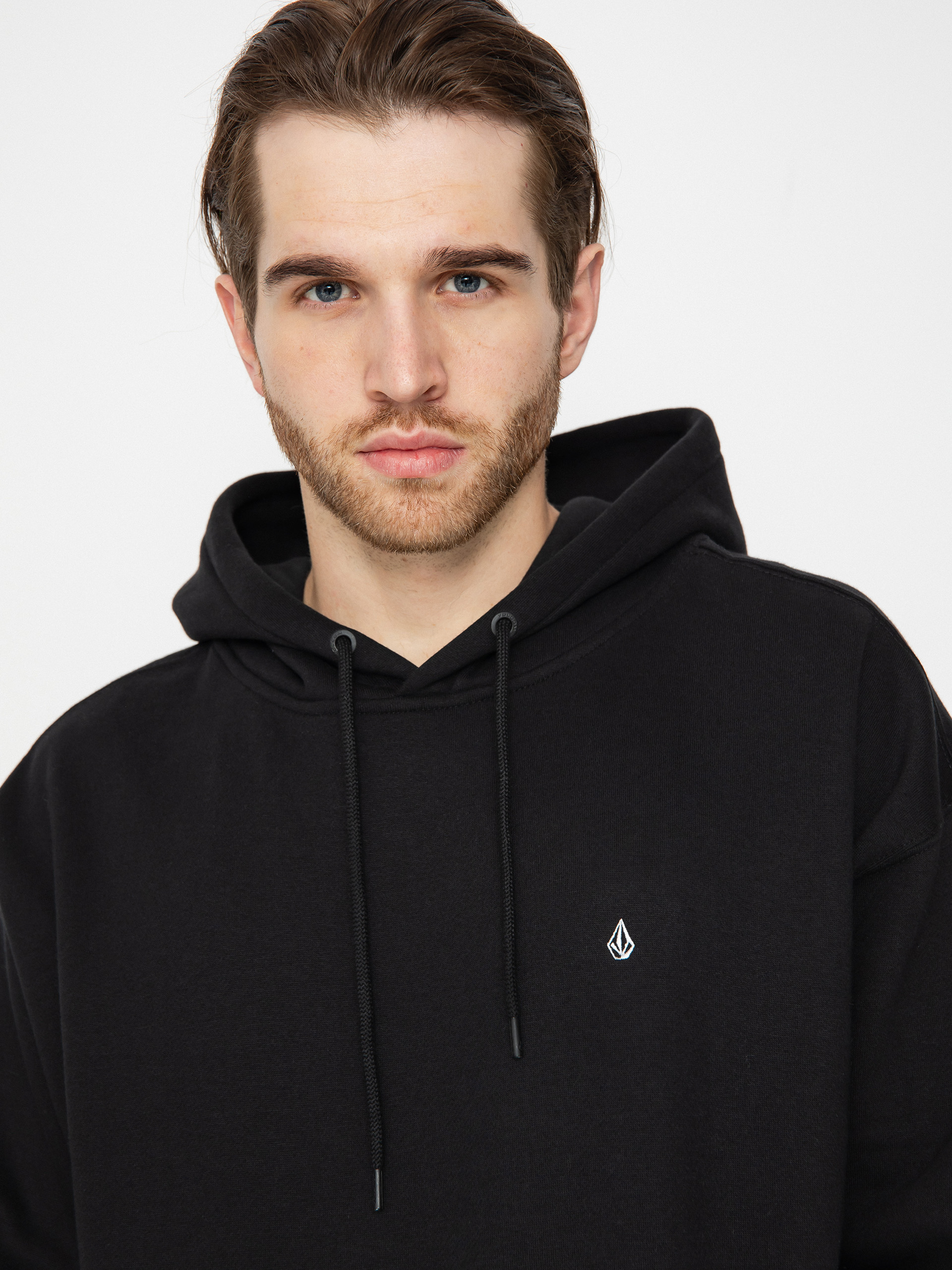 Volcom Single Stone HD Kapucnis pulóver (black)