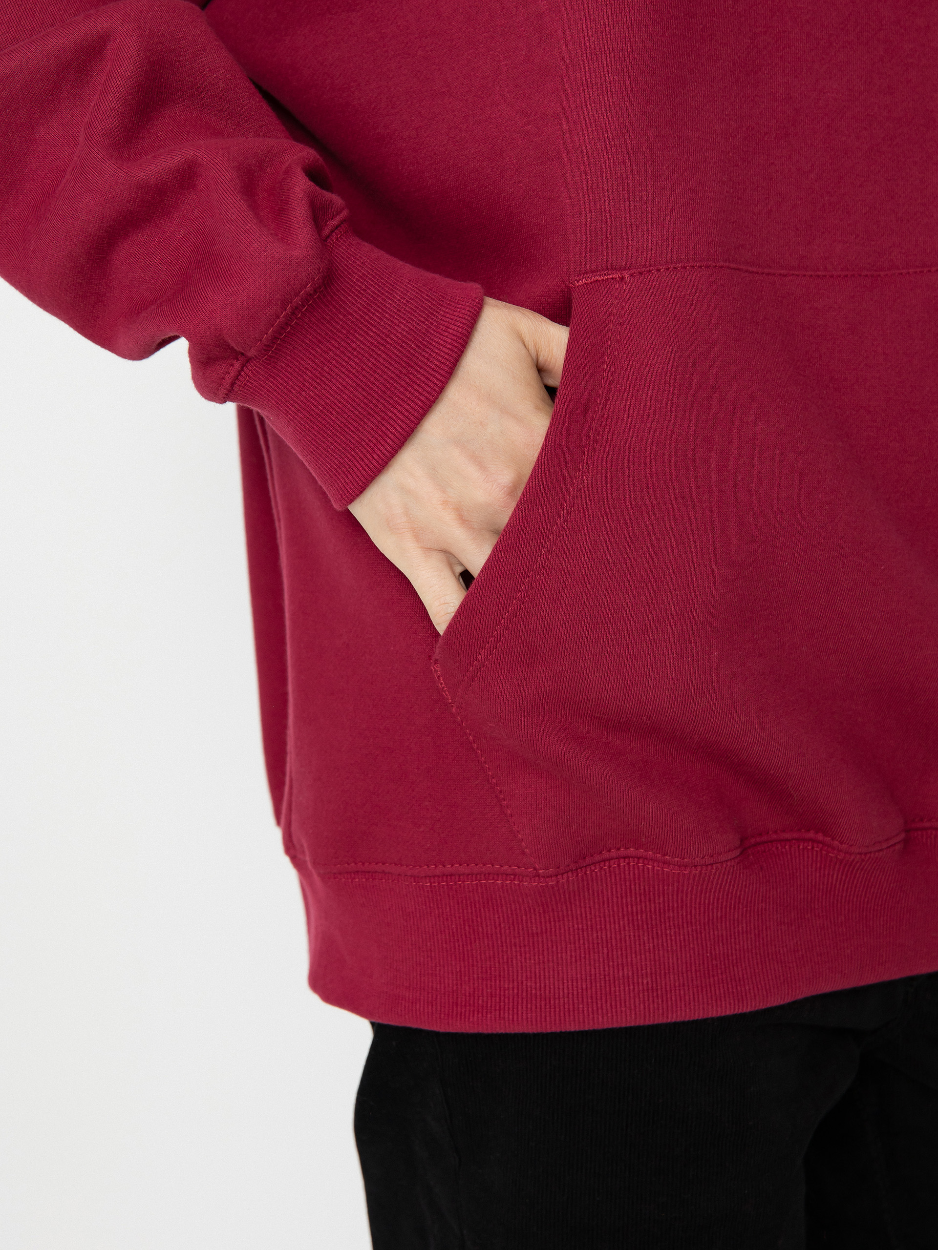 Volcom Single Stone HD Kapucnis pulóver (wine)