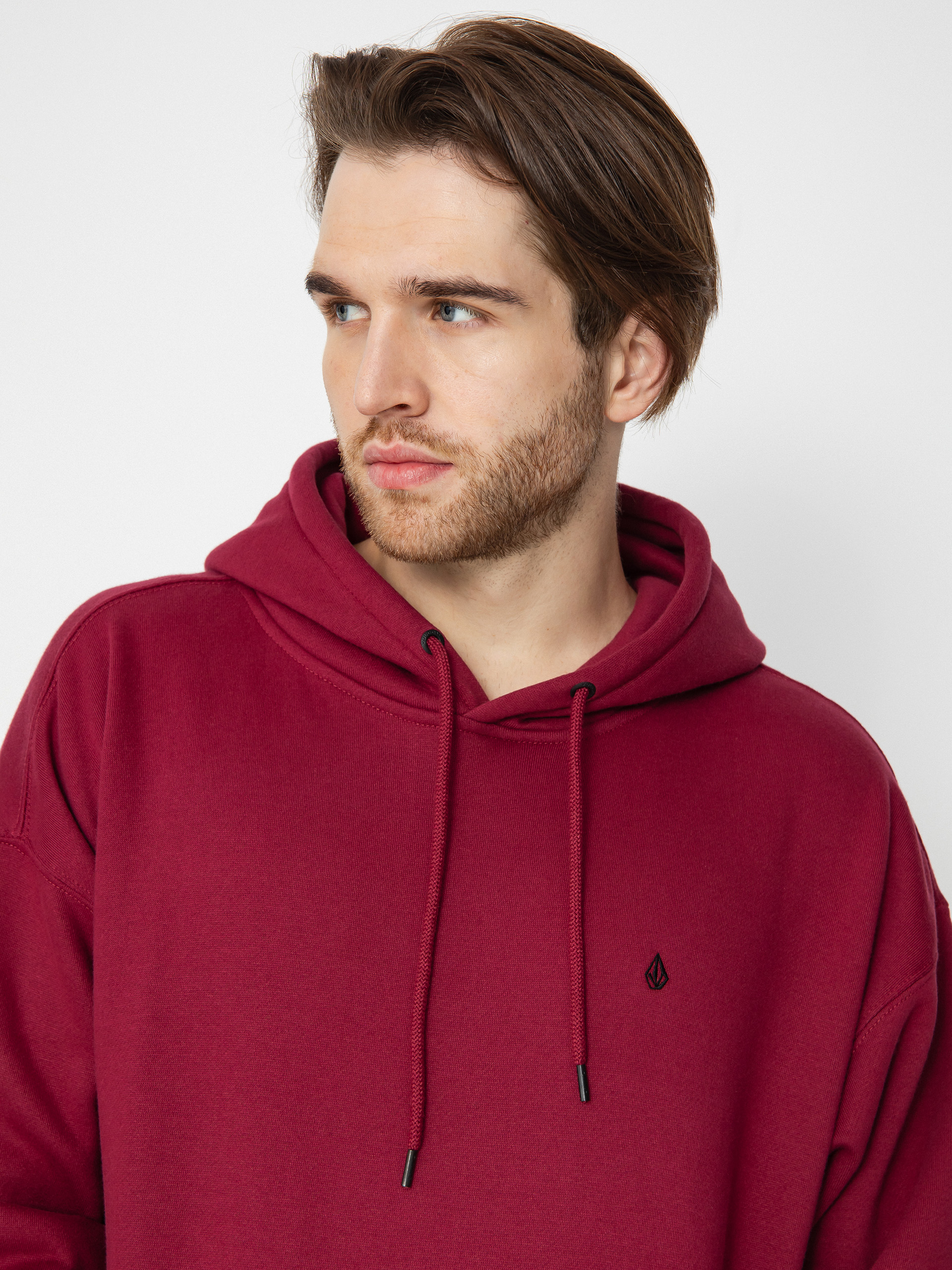 Volcom Single Stone HD Kapucnis pulóver (wine)