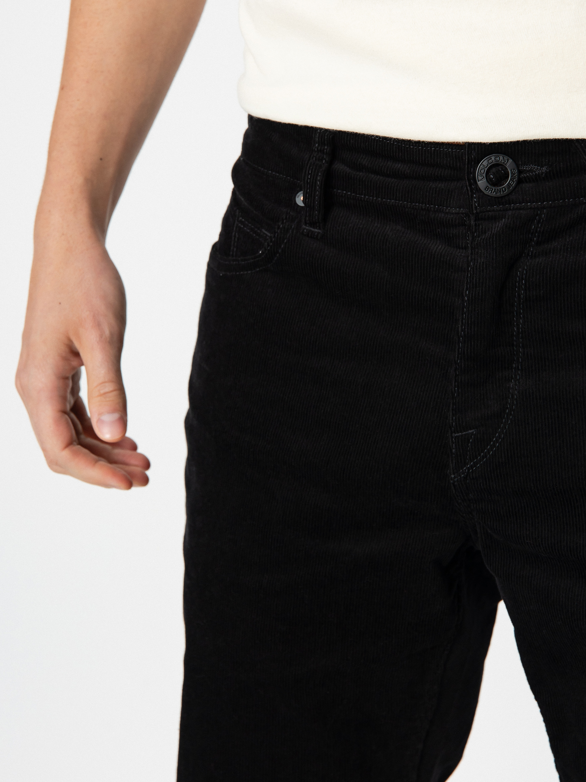 Volcom Solver 5 Pocket Cord Kisnadrág (black)