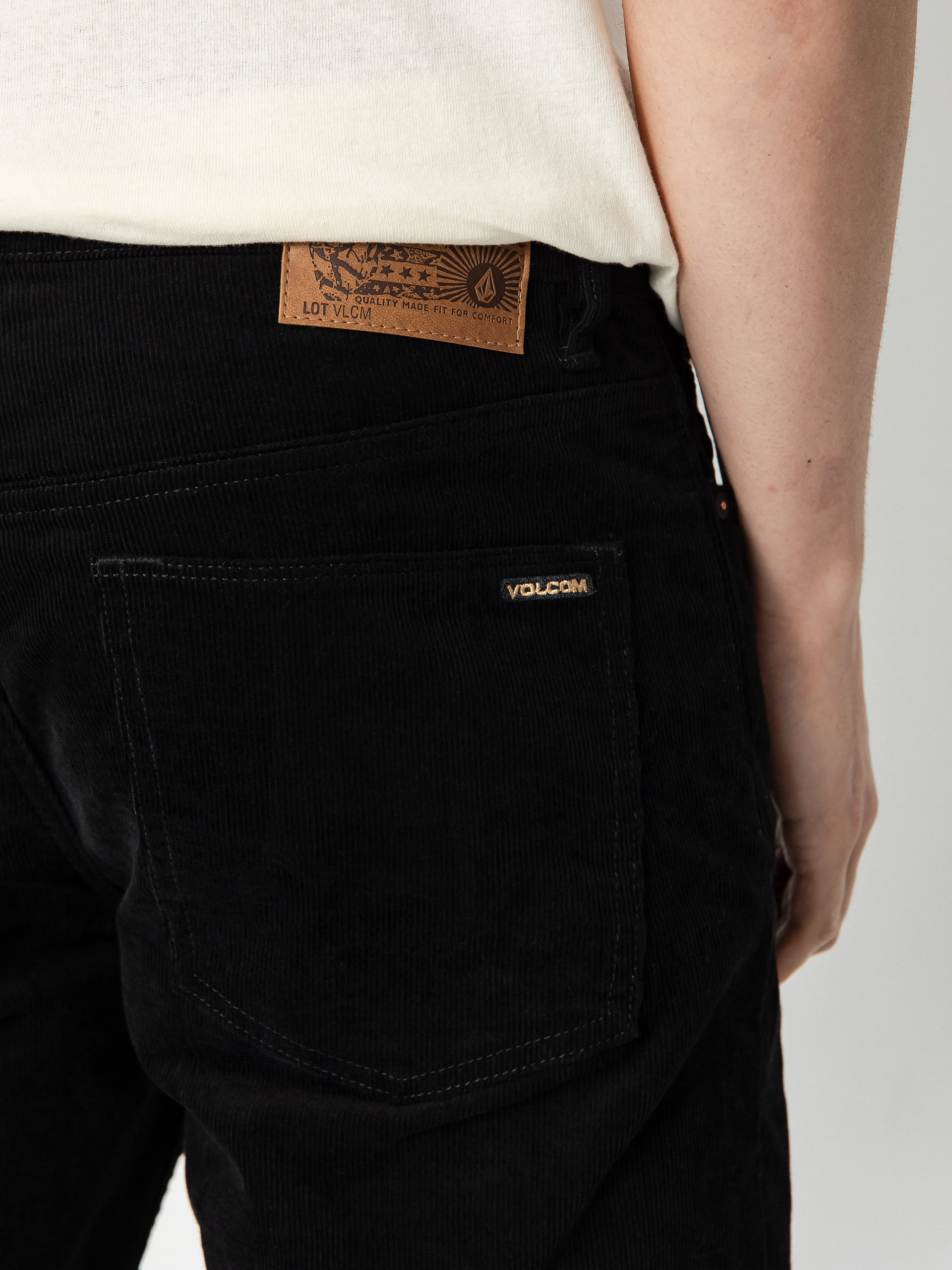 Volcom Solver 5 Pocket Cord Kisnadrág (black)