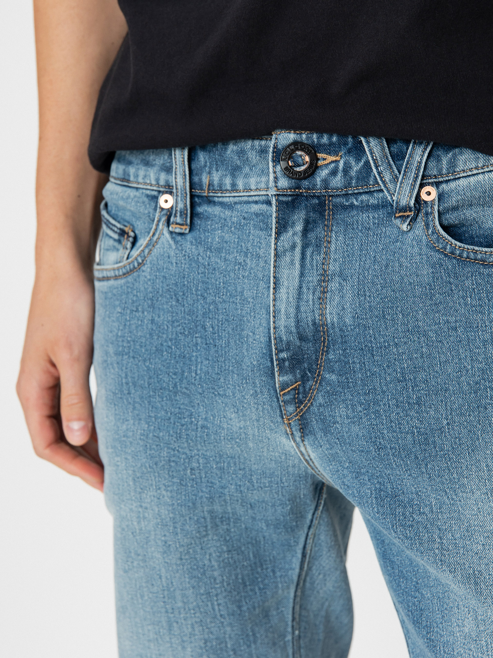 Volcom Solver Denim Kisnadrág (old town indigo)