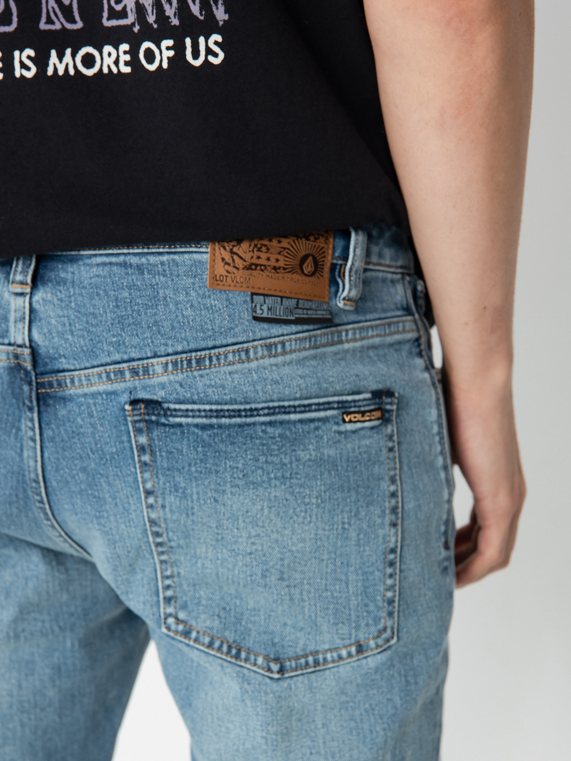 Volcom Solver Denim Kisnadrág (old town indigo)