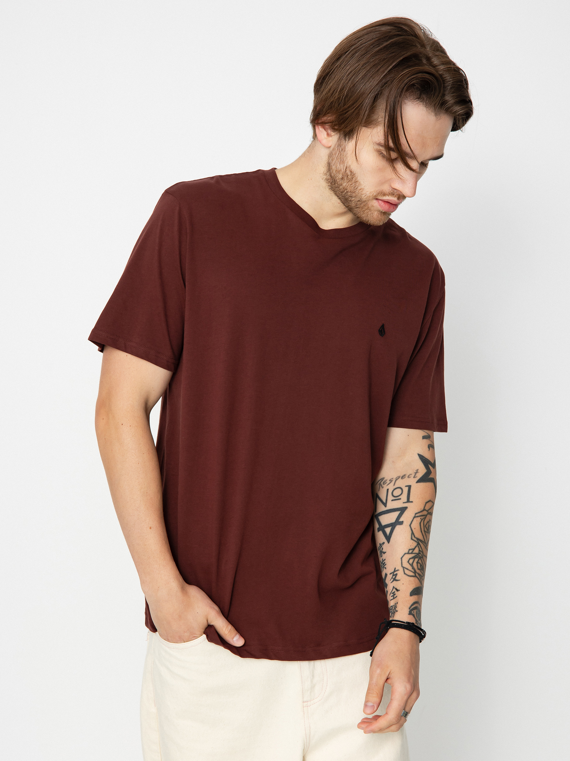 Volcom Stone Blanks Bsc póló (bitter chocolate)