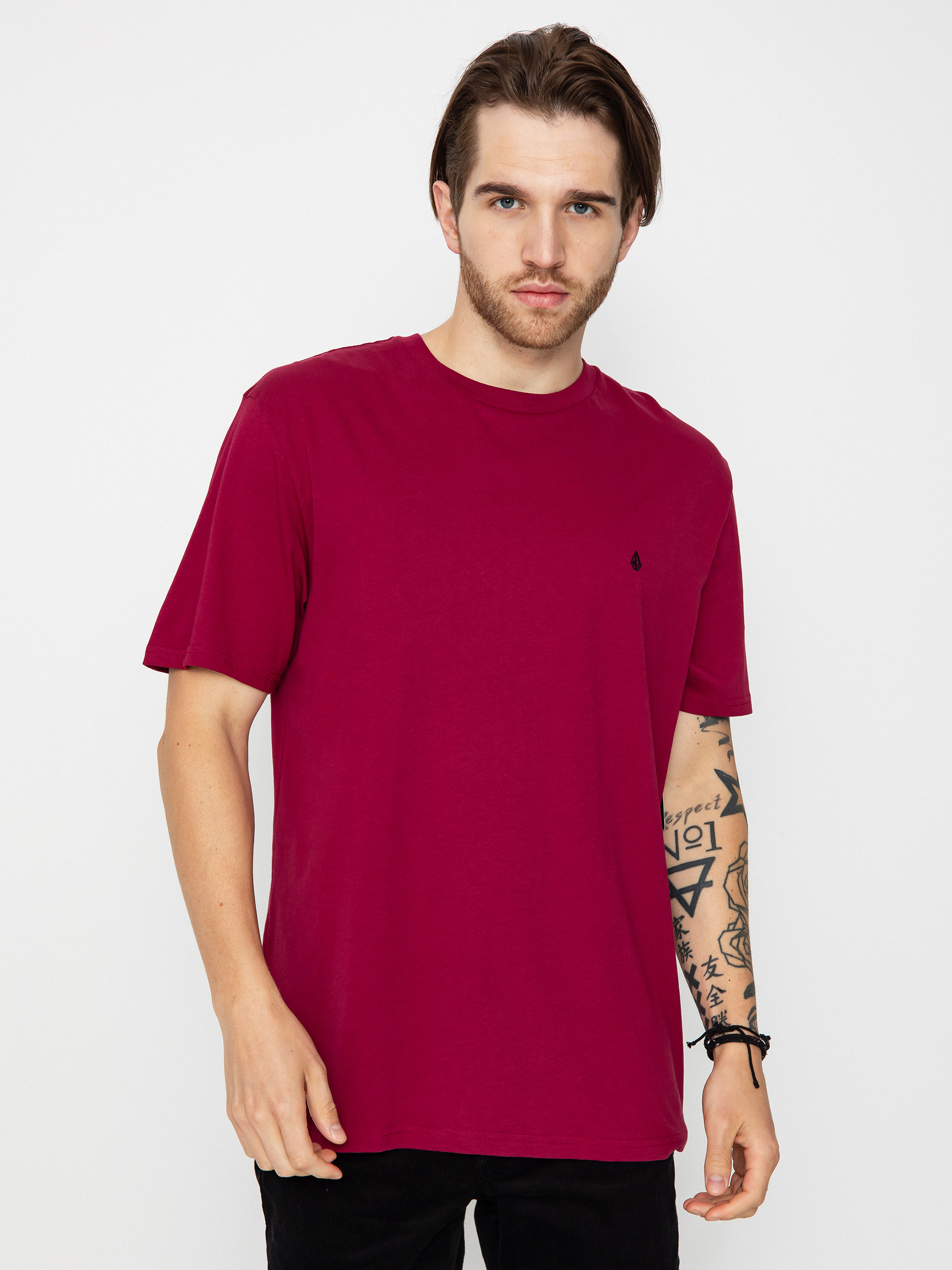 Volcom Stone Blanks Bsc póló (wine)