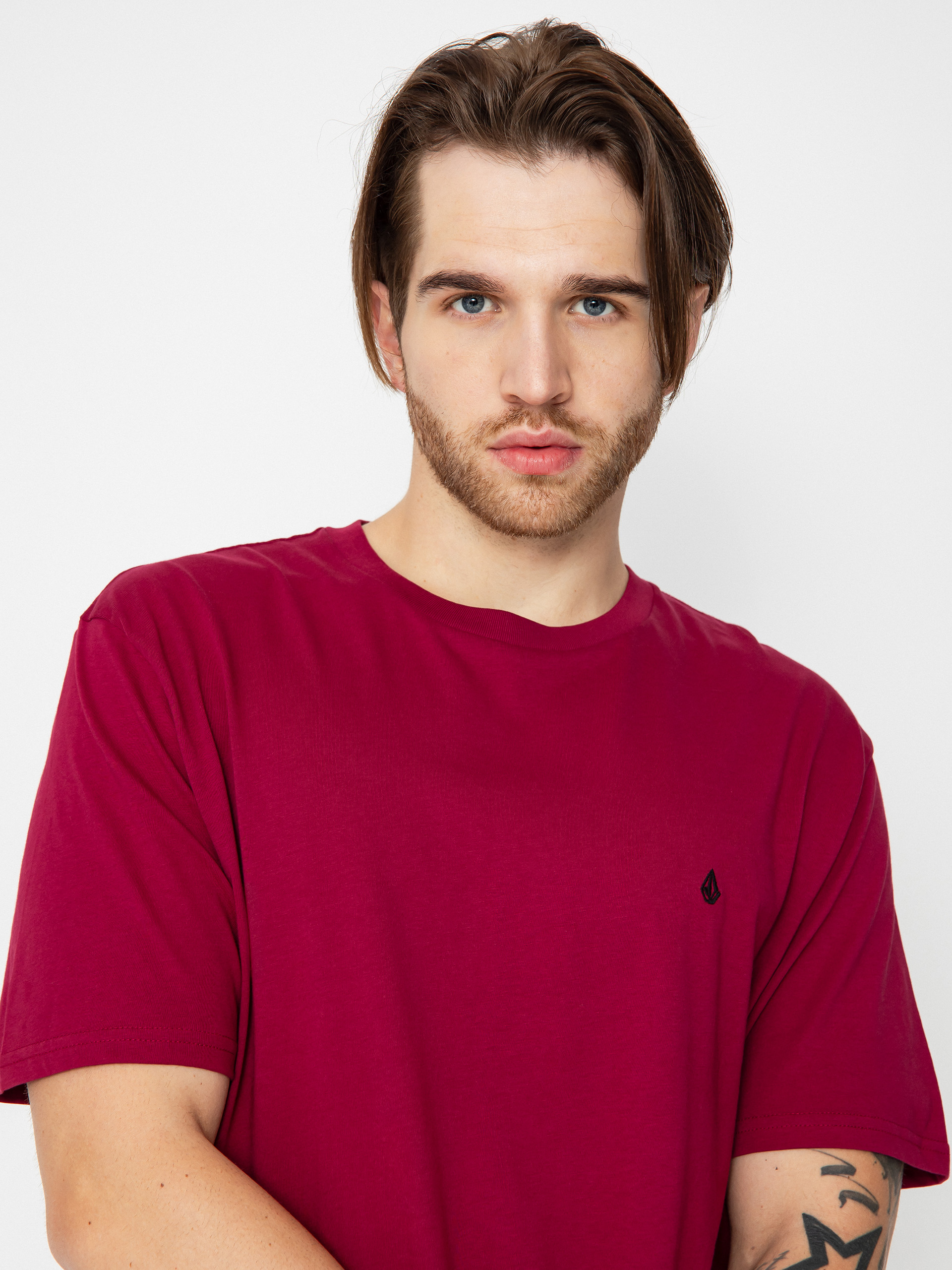 Volcom Stone Blanks Bsc póló (wine)