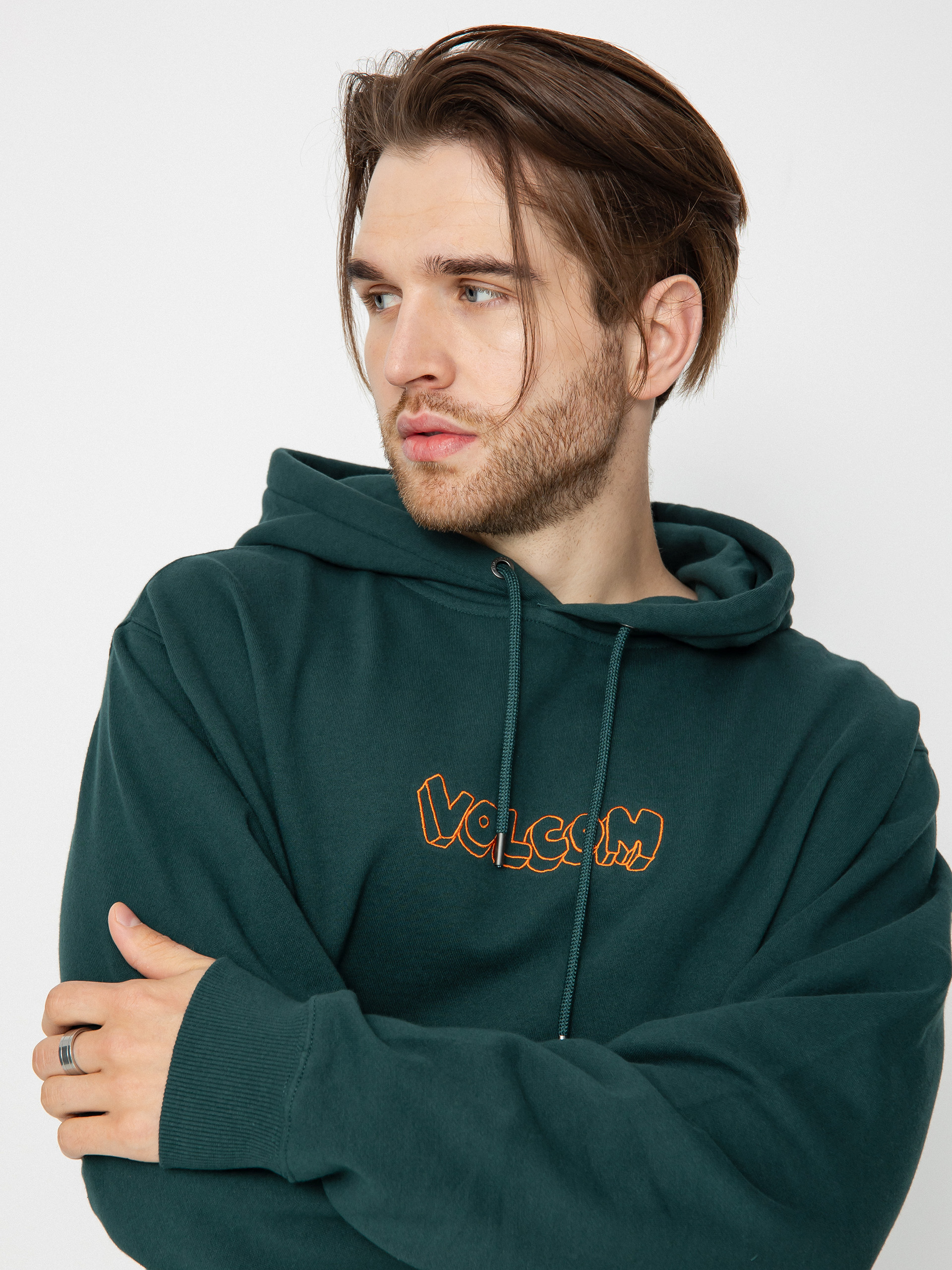 Volcom hot sale green hoodie