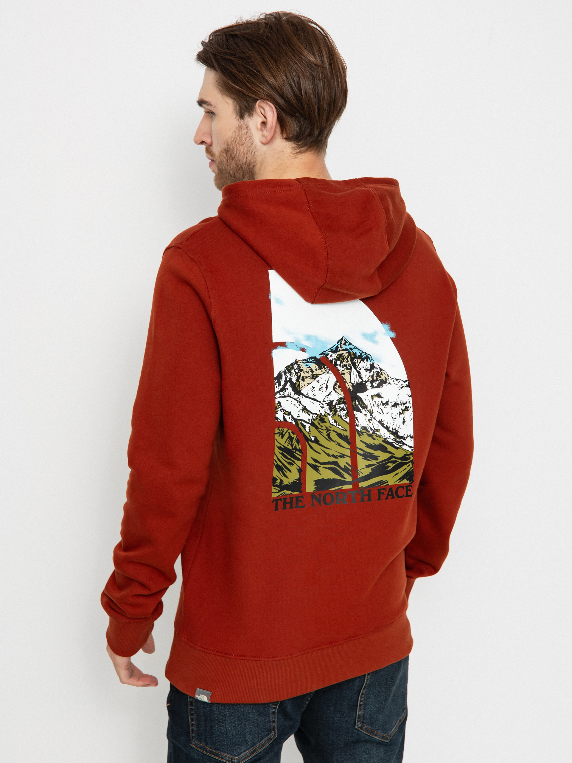 The North Face Seasonal Graphic HD Kapucnis pulóver (brandy brown)