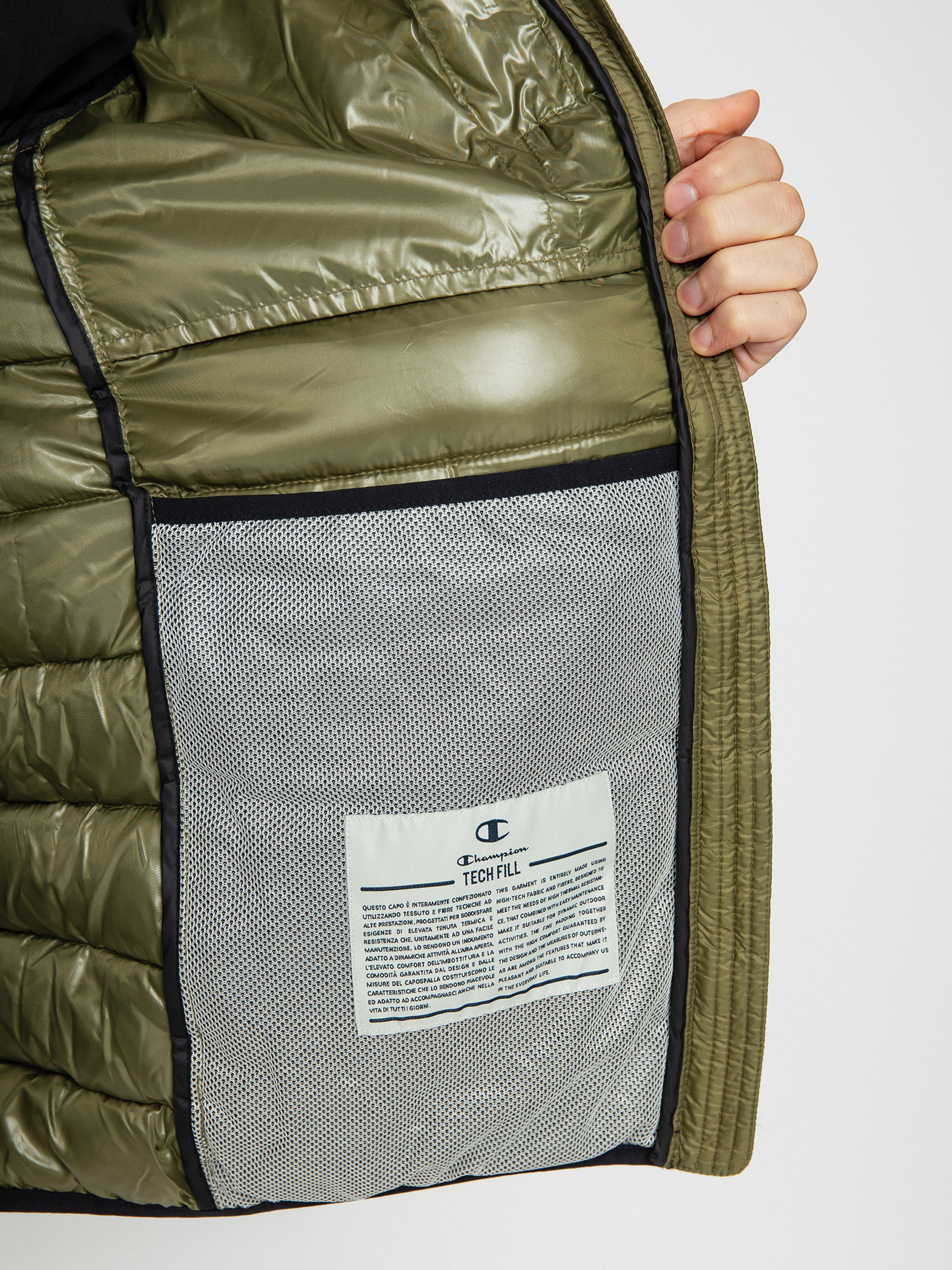 Champion Legacy Hooded Jacket 219184 Dzseki (cpo/nbk)