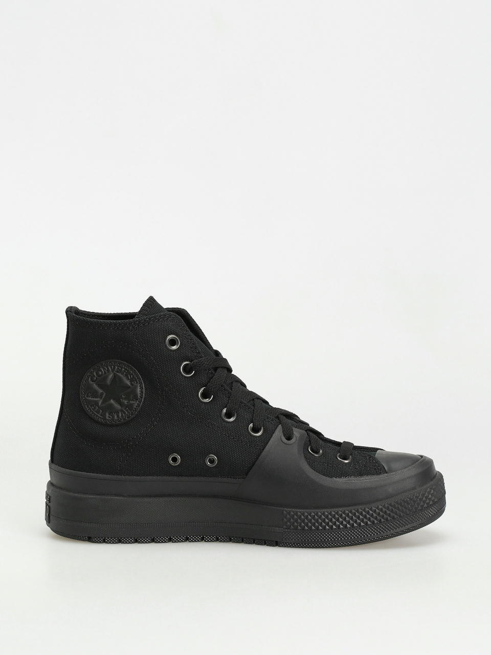 Converse Chuck Taylor All Star Construct Hi Tornacipők (black/black/black)