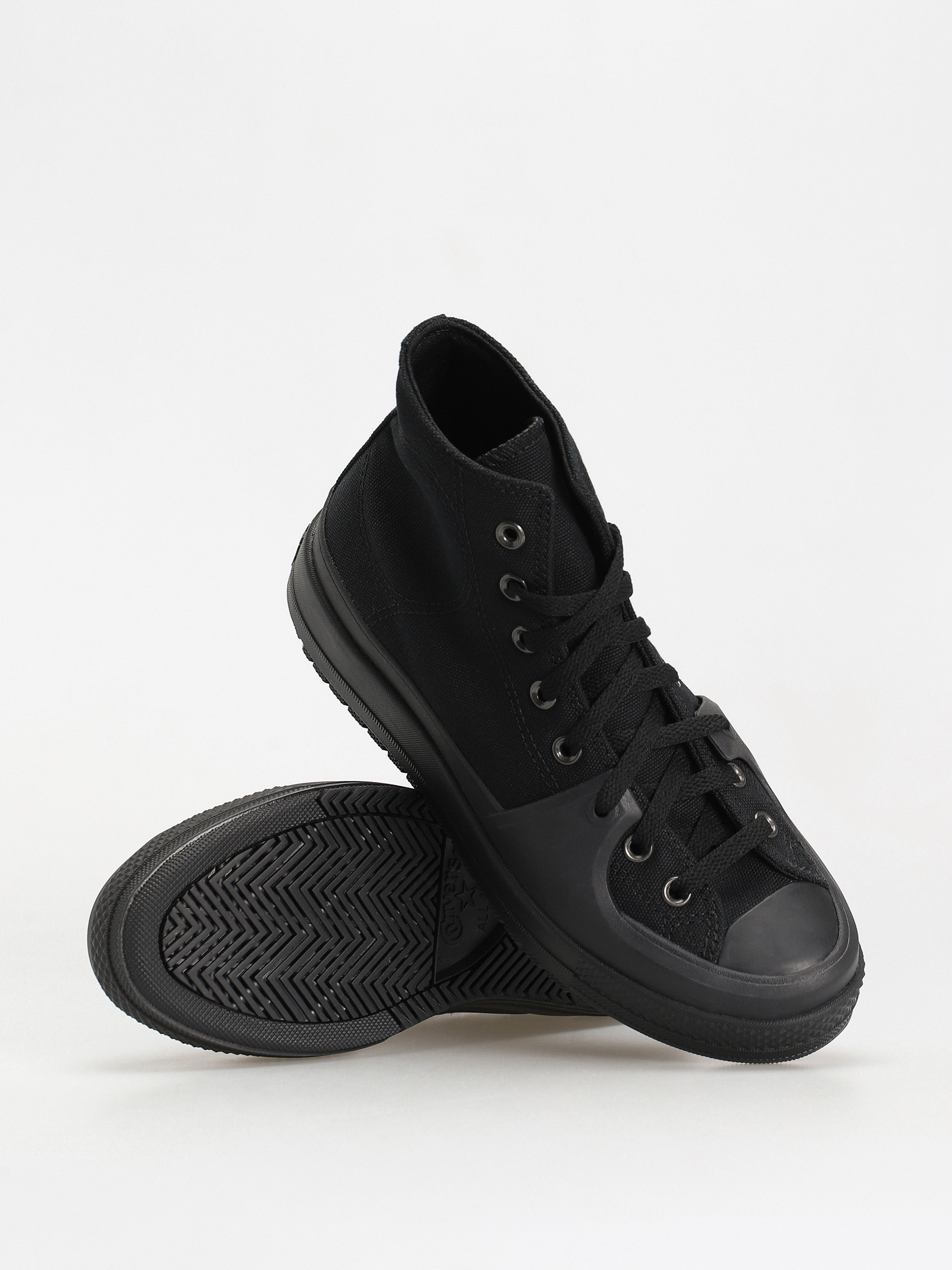 Converse Chuck Taylor All Star Construct Hi Tornacipők (black/black/black)