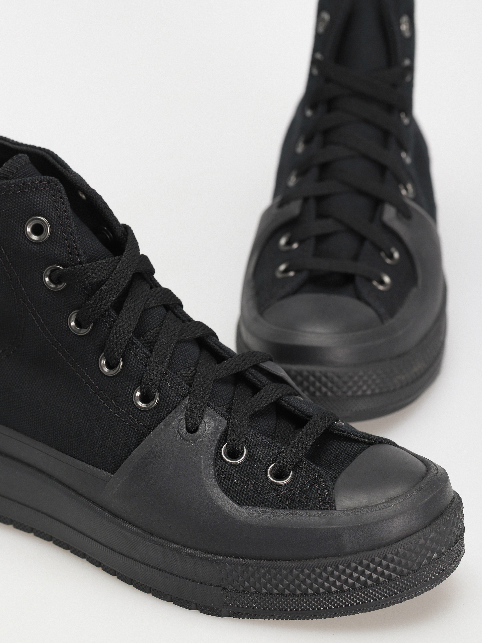 Converse Chuck Taylor All Star Construct Hi Tornacipők (black/black/black)