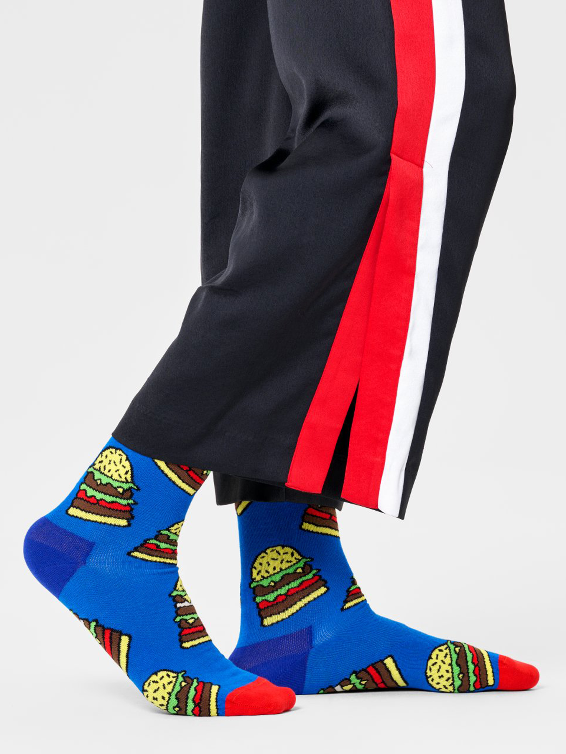 Happy Socks Burger Zokni (blue)
