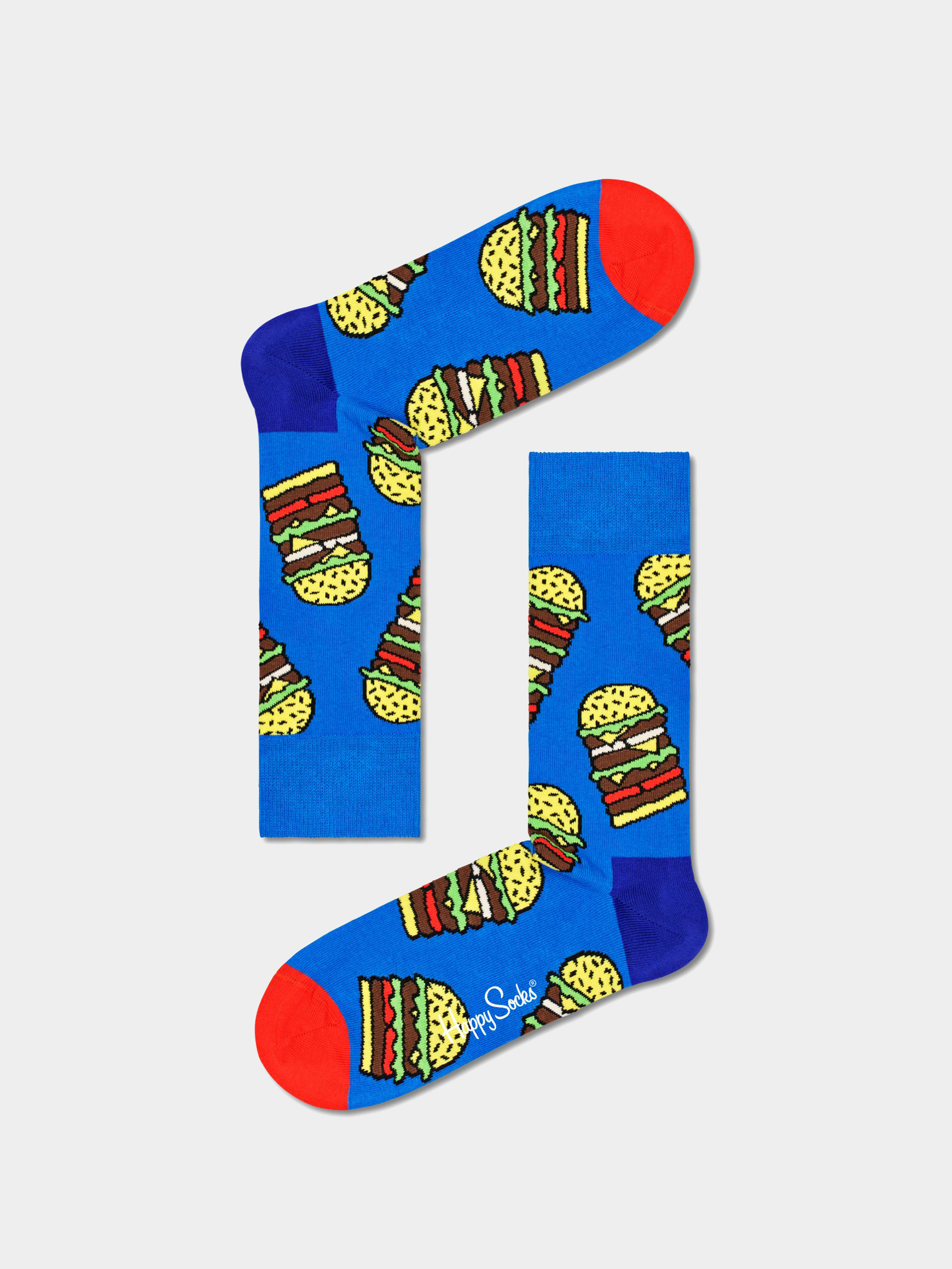 Happy Socks Burger Zokni (blue)
