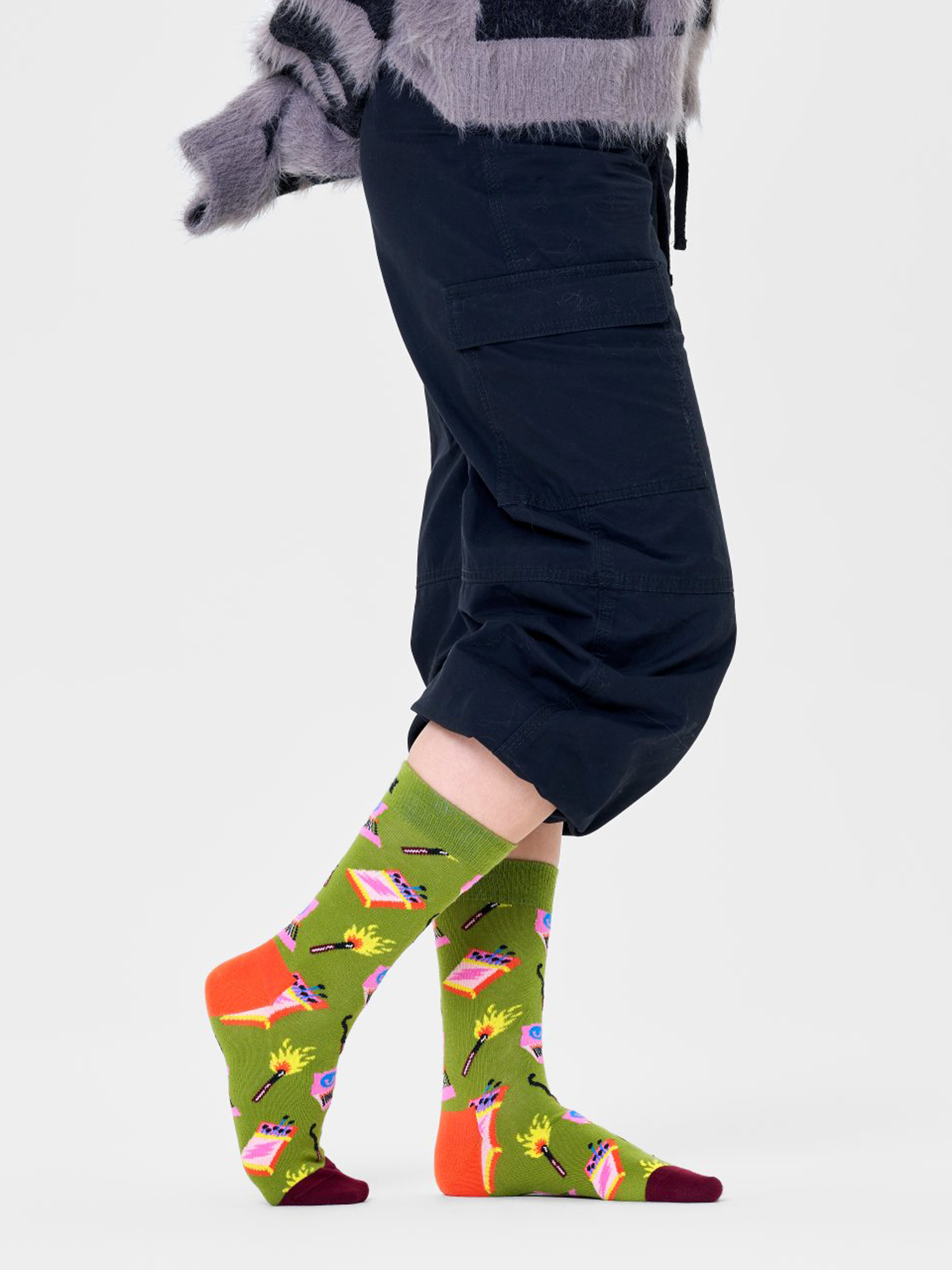 Happy Socks Matches Zokni (green)