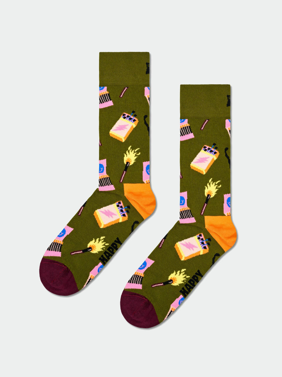 Happy Socks Matches Zokni (green)