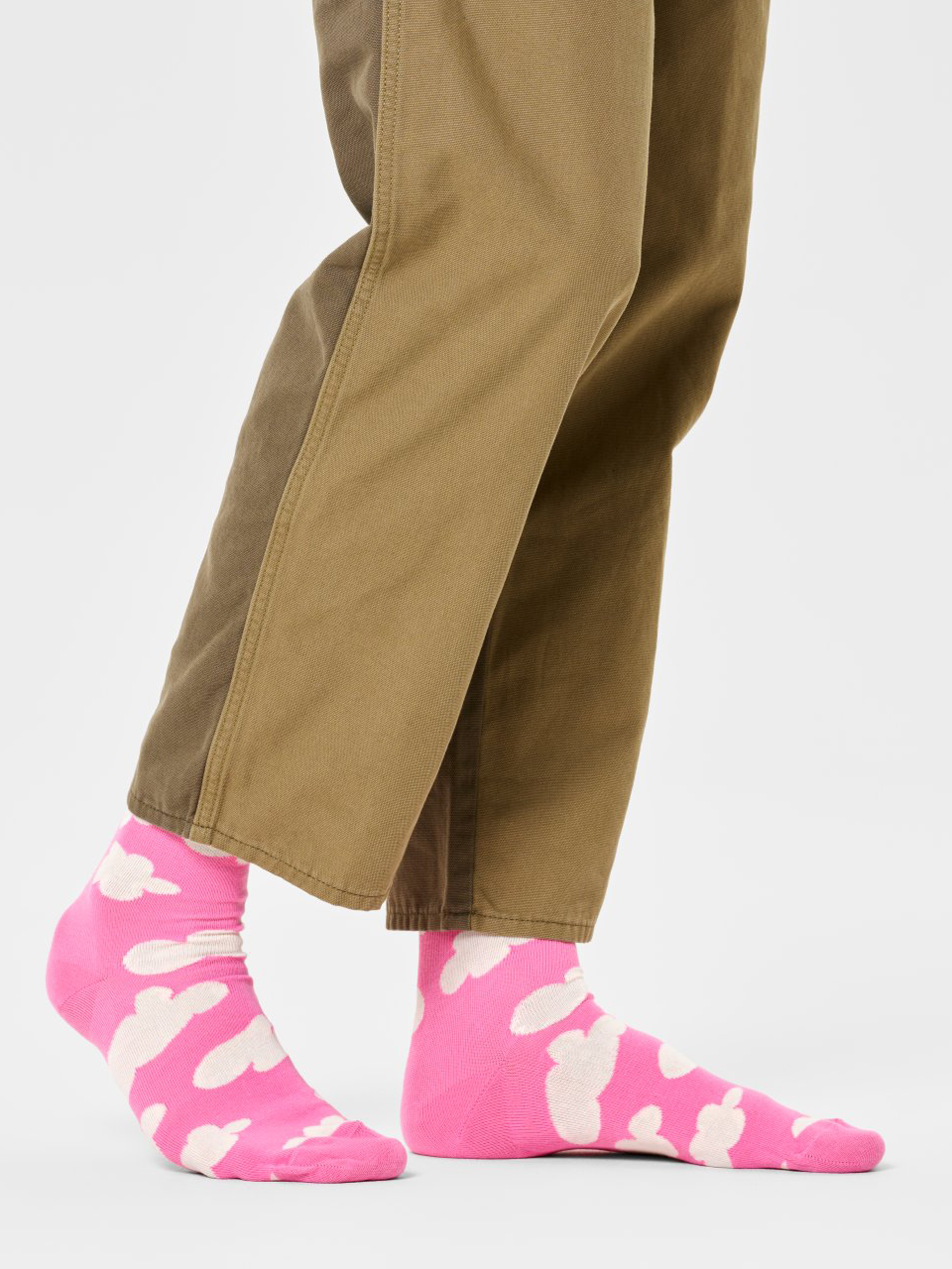 Happy Socks Cloudy Zokni (pink)