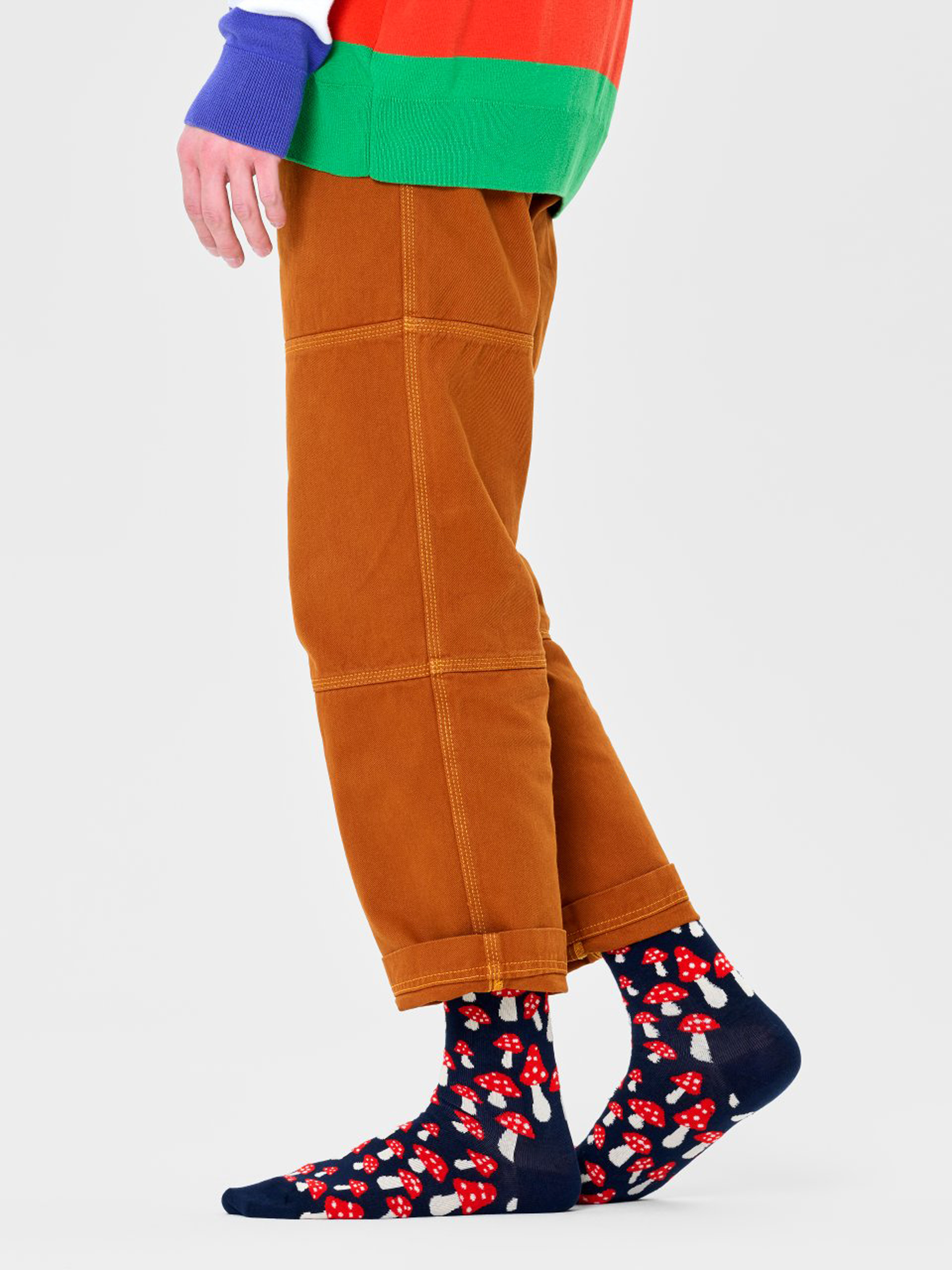 Happy Socks Mushroom Zokni (navy)