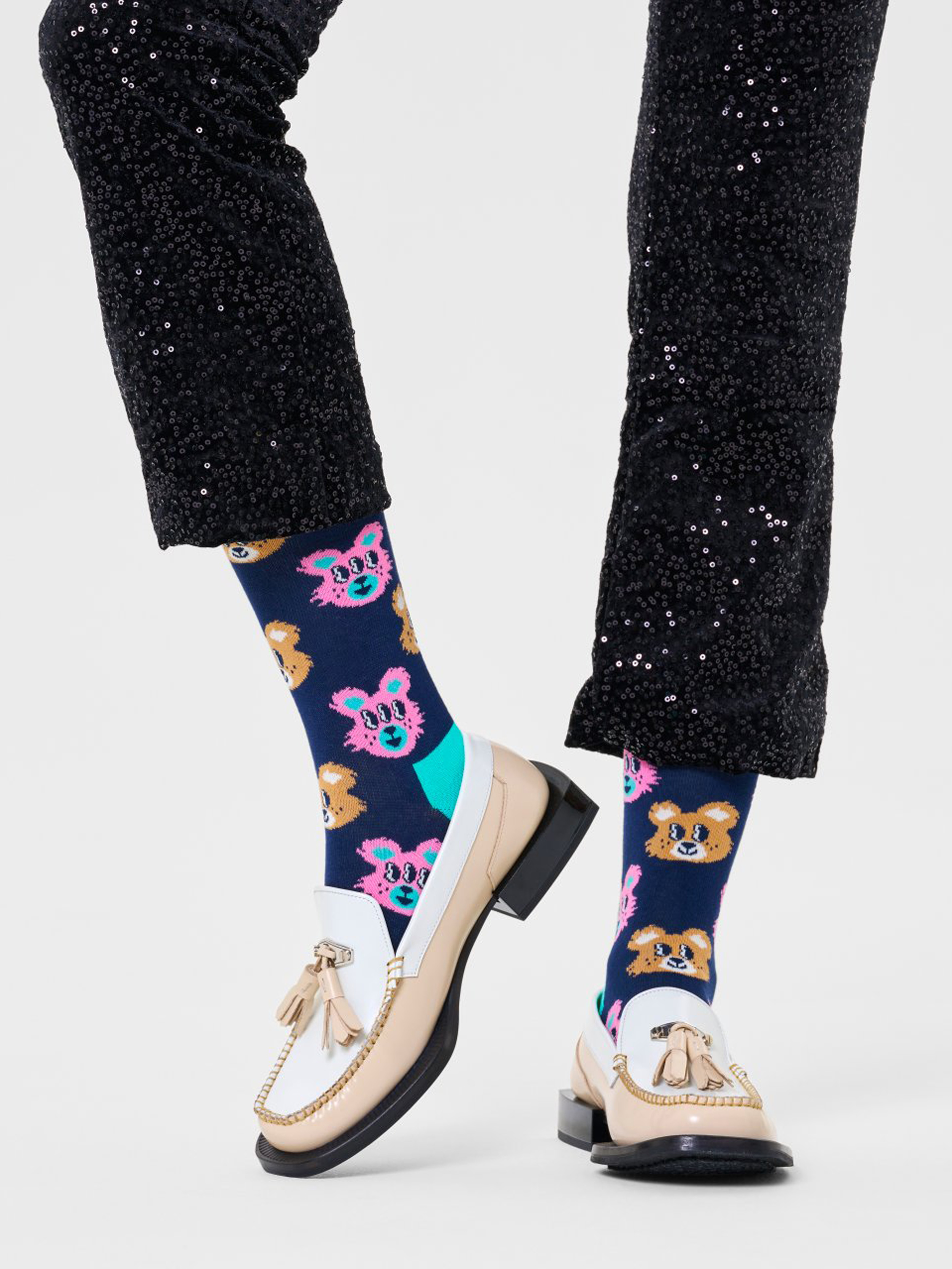 Happy Socks Teddy Zokni (navy)