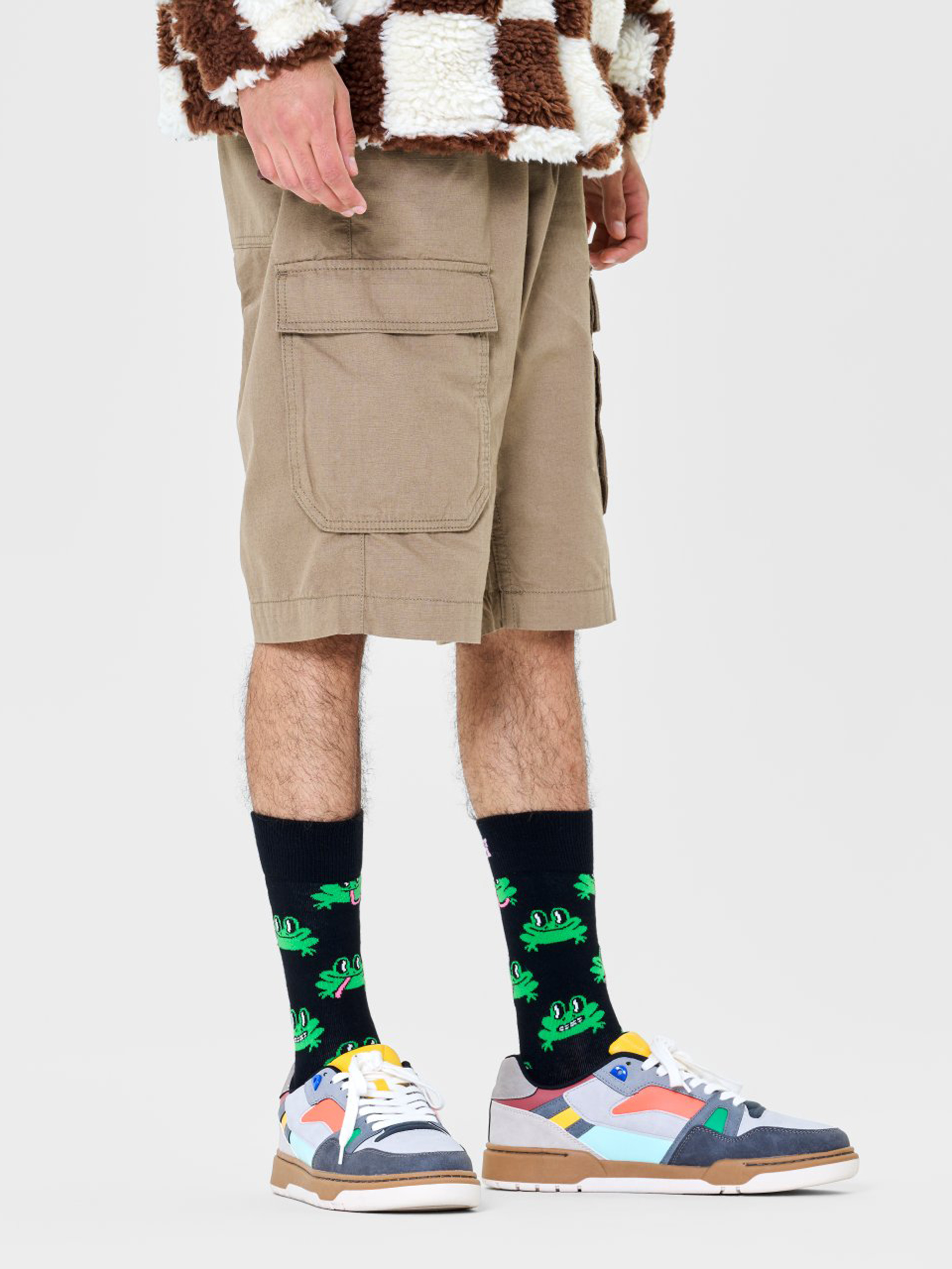 Happy Socks Frog Zokni (black)
