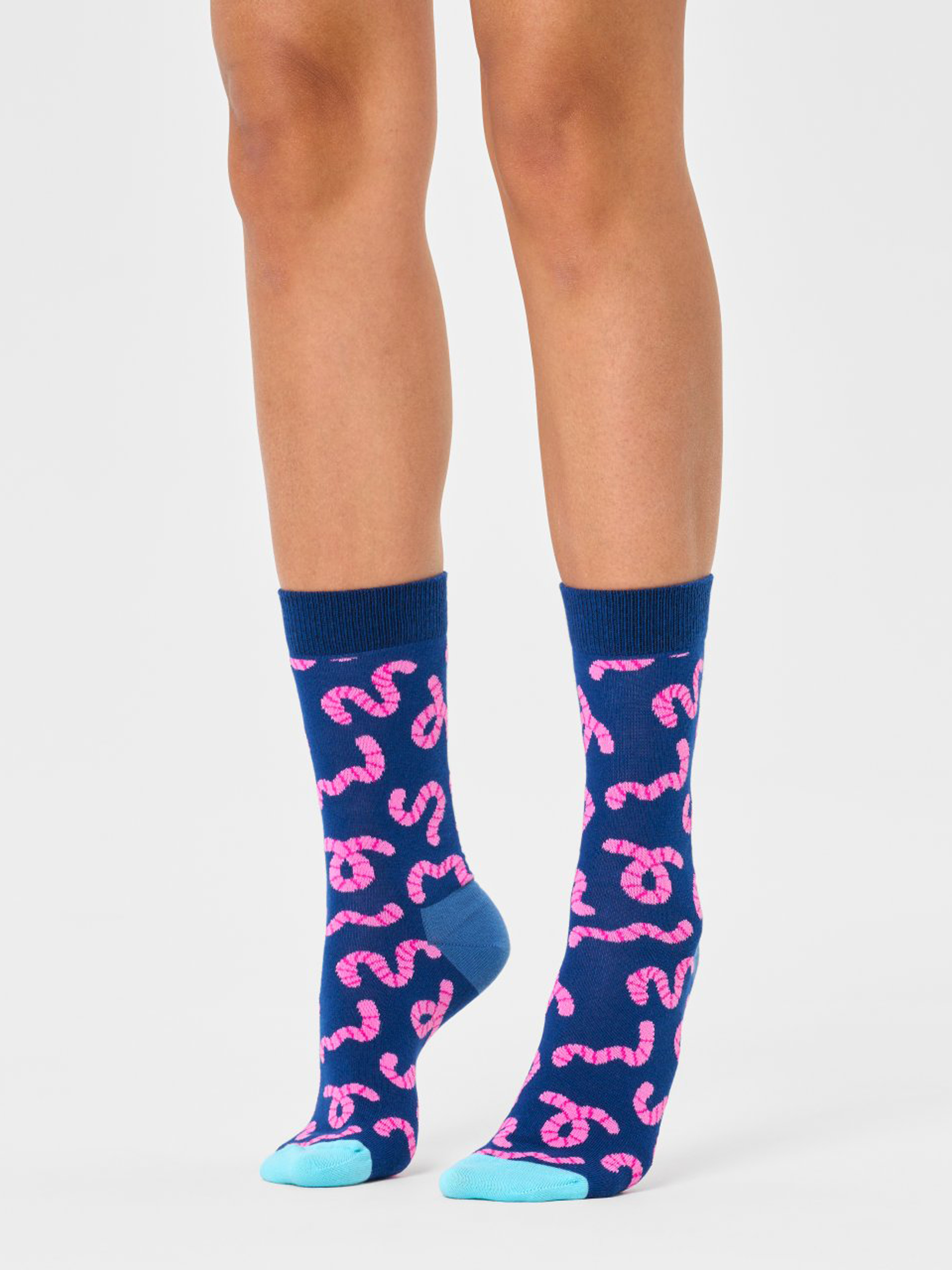 Happy Socks Worm Zokni (navy)
