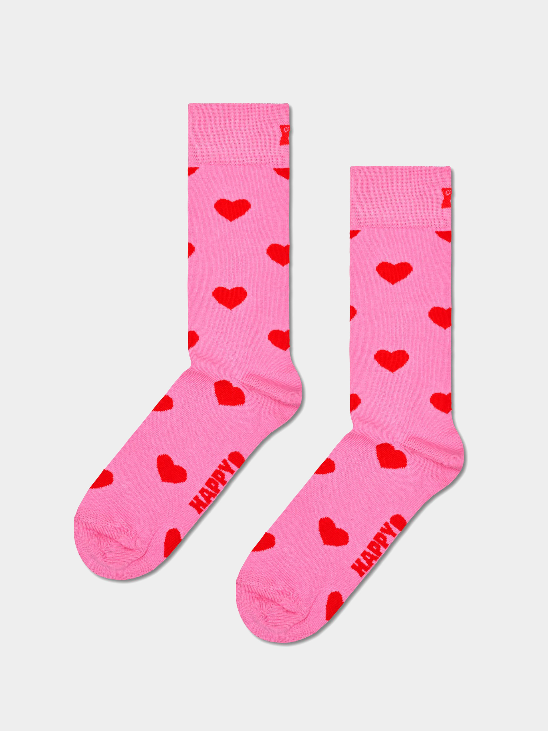 Happy Socks Heart Zokni (pink)