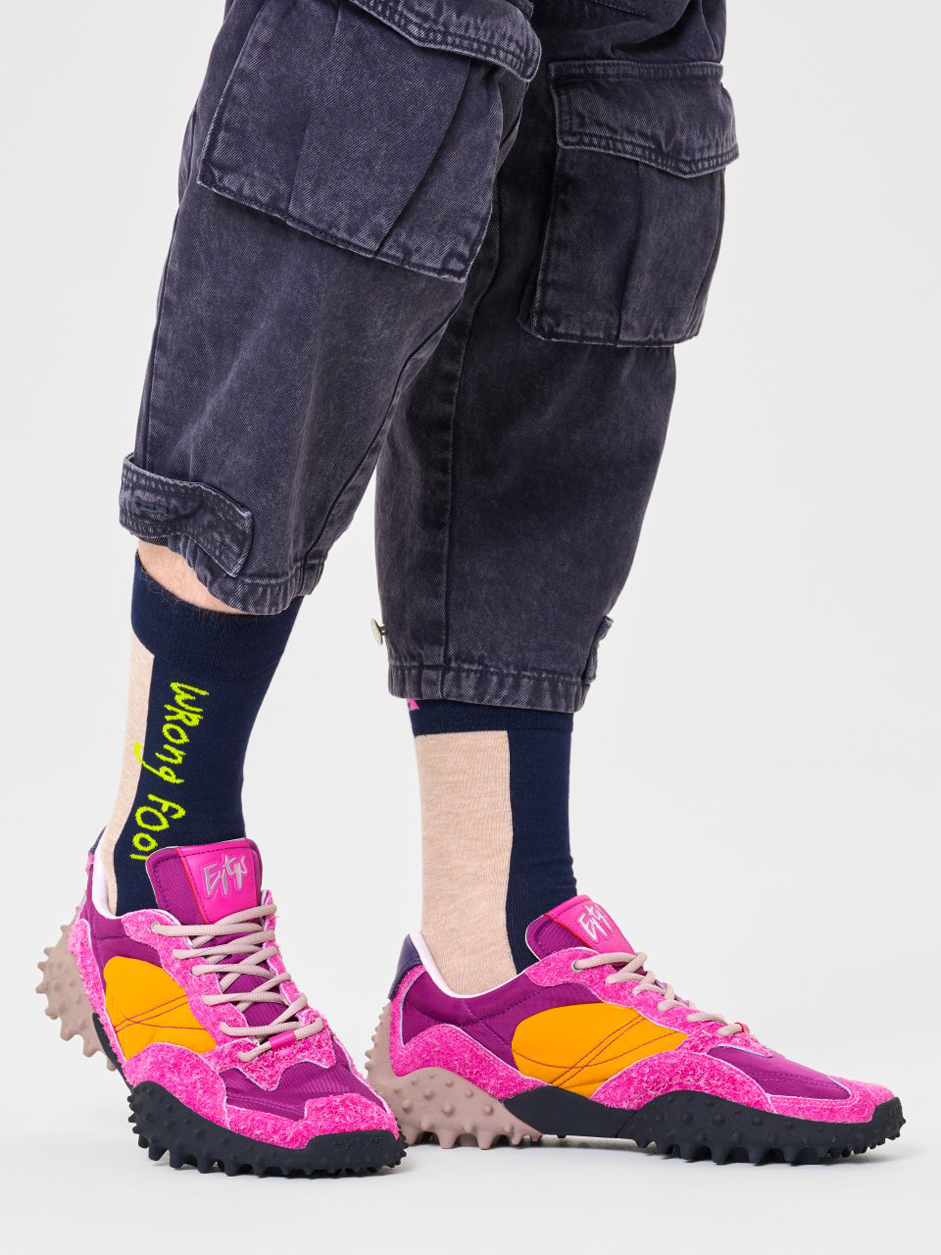 Happy Socks Right Wrong Zokni (wall/navy)