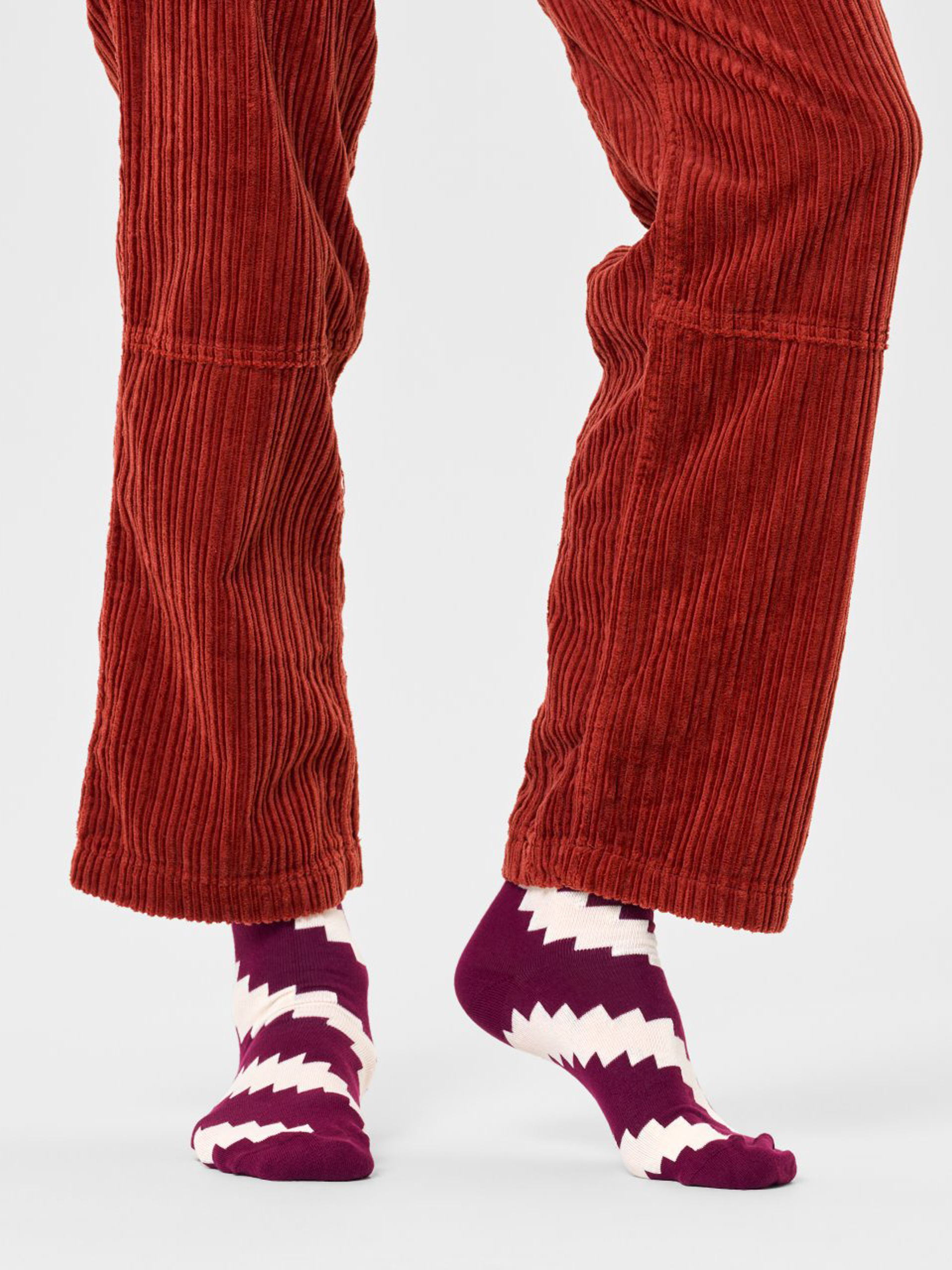 Happy Socks Ladder Zokni (burgundy)
