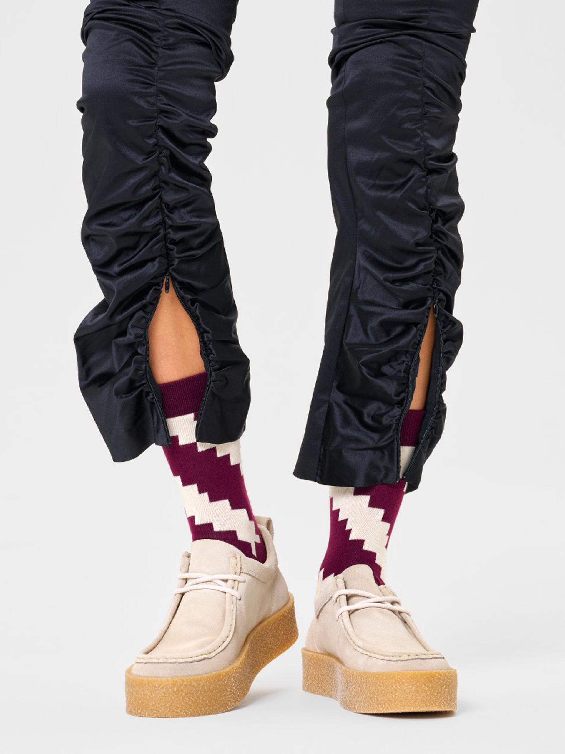 Happy Socks Ladder Zokni (burgundy)