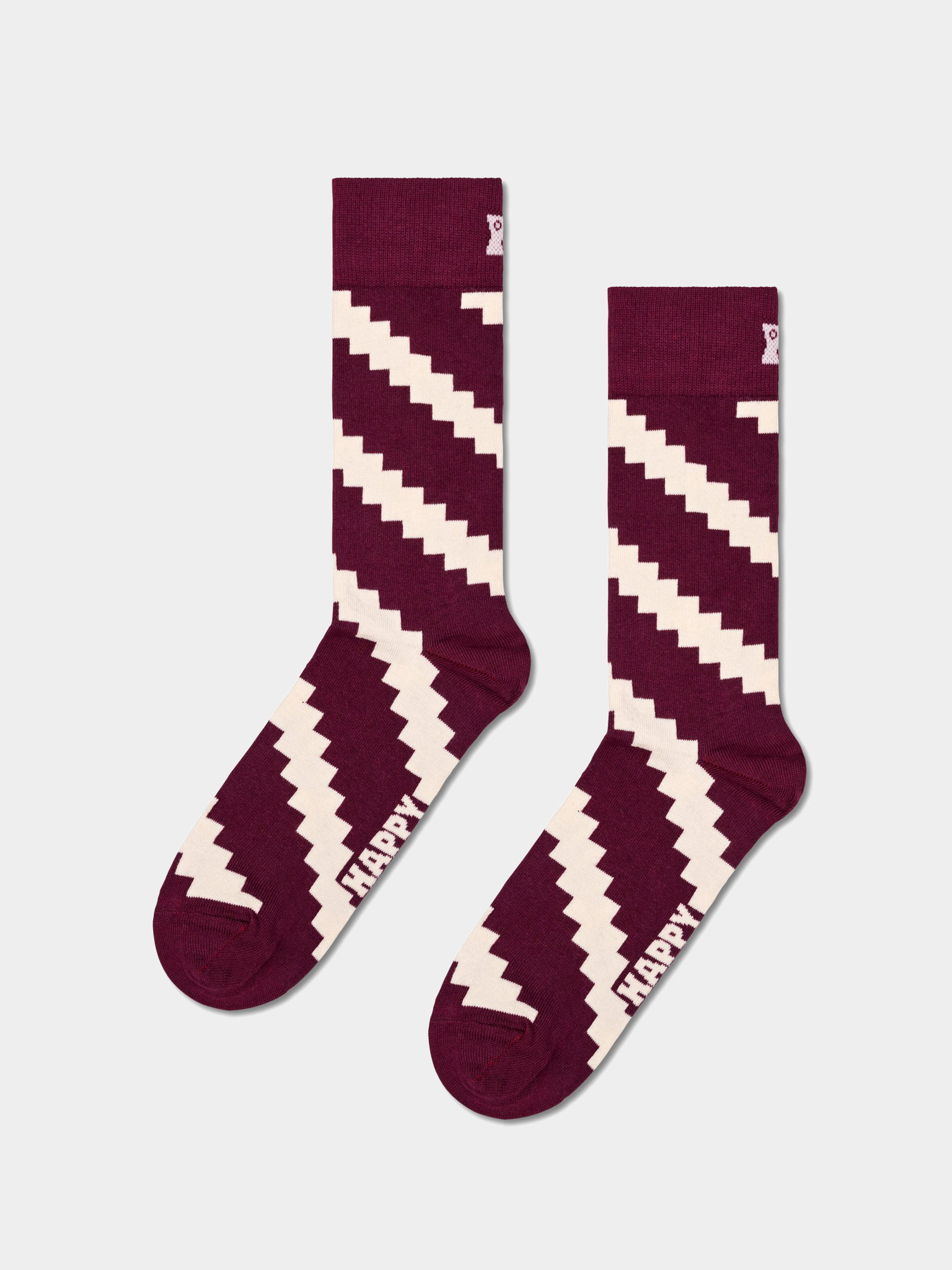 Happy Socks Ladder Zokni (burgundy)