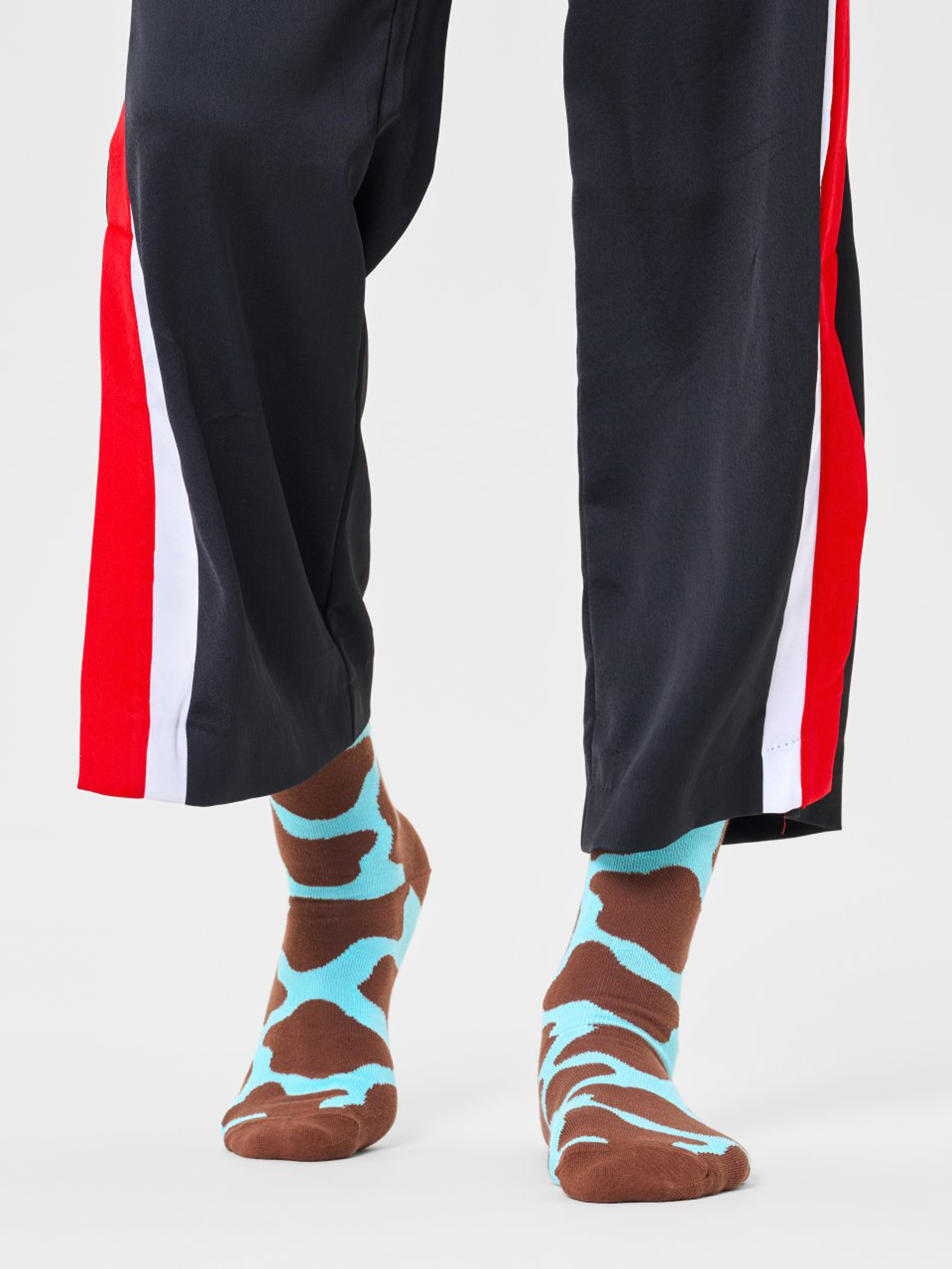 Happy Socks Cow Zokni (brown)