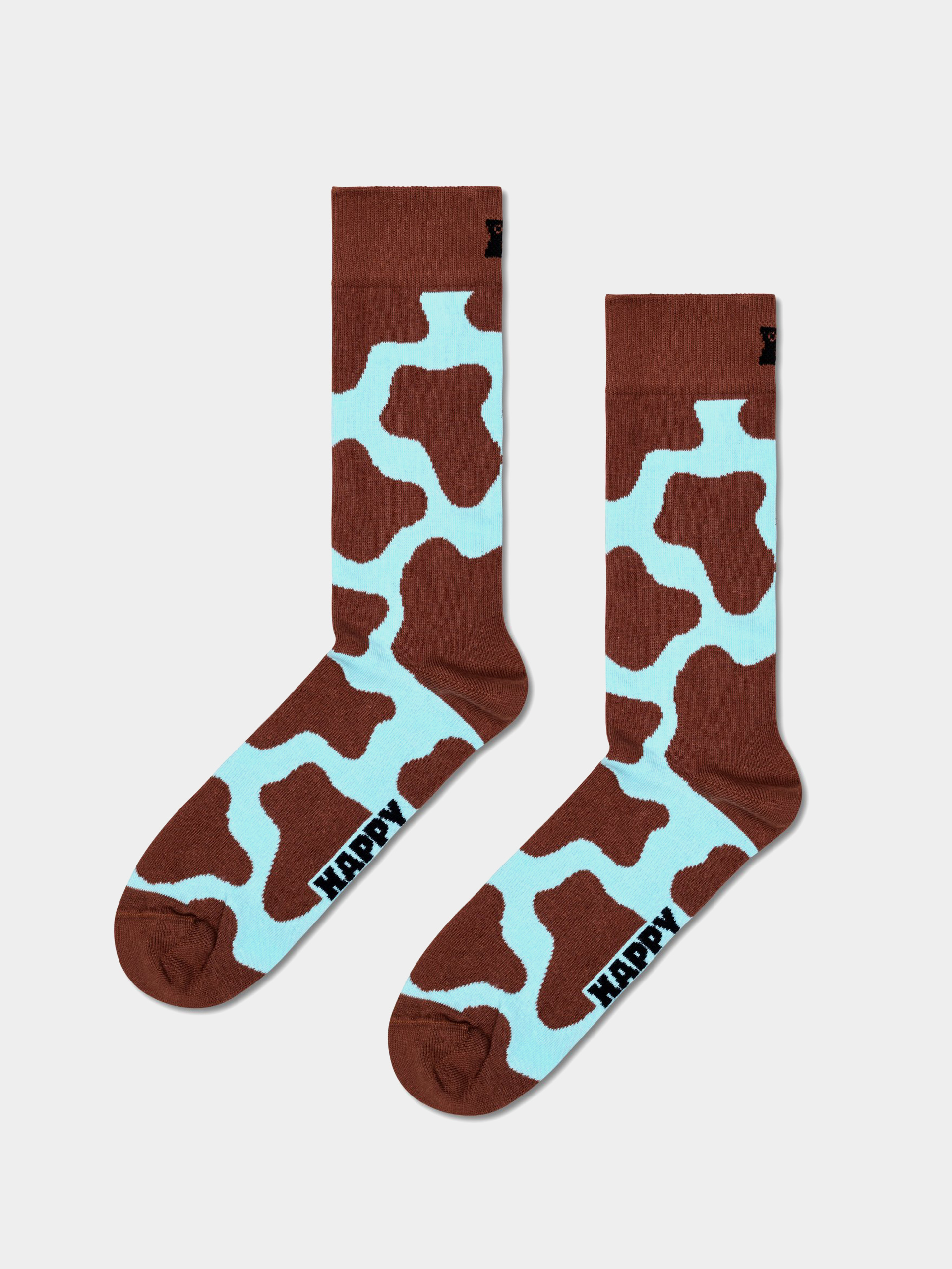 Happy Socks Cow Zokni (brown)