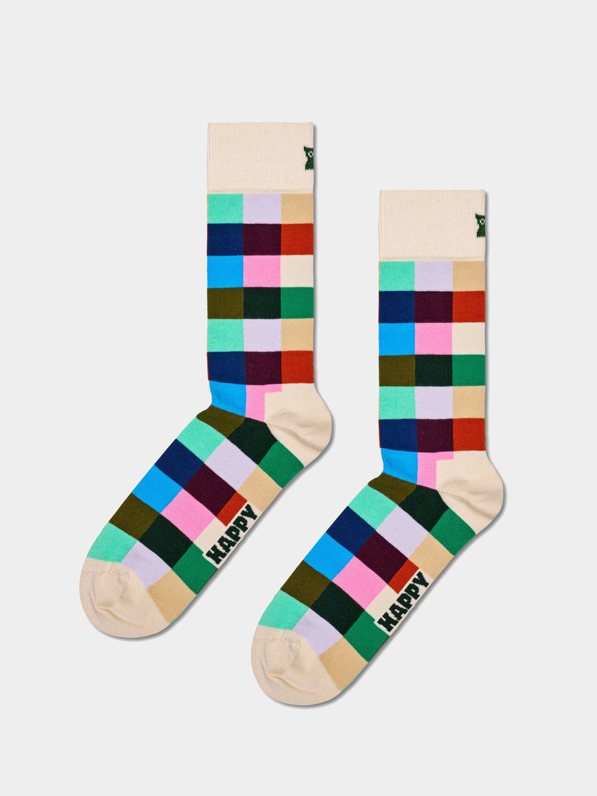 Happy Socks Rainbow Check Zokni (multi)